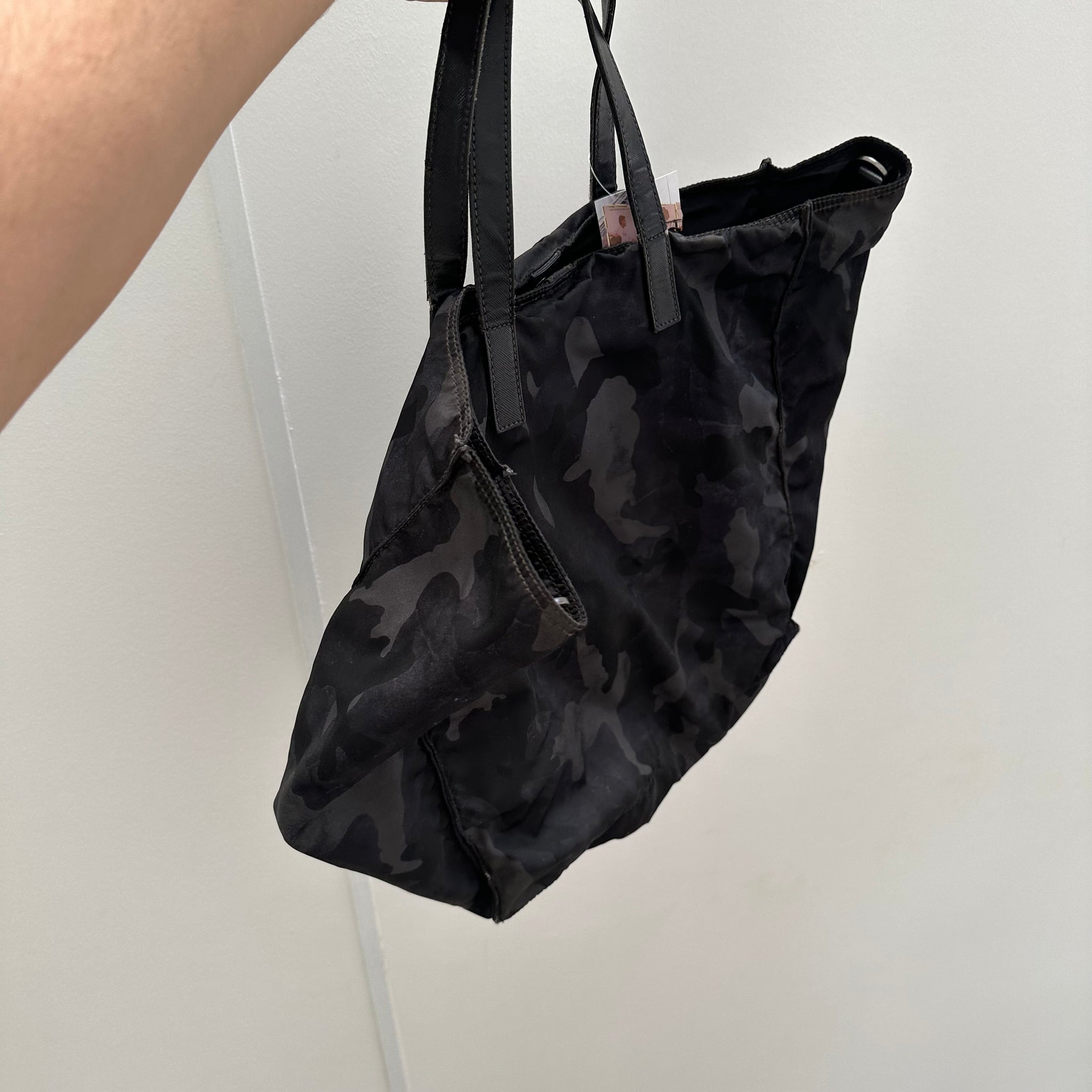 Prada Tessuto Camouflage Tote Bag