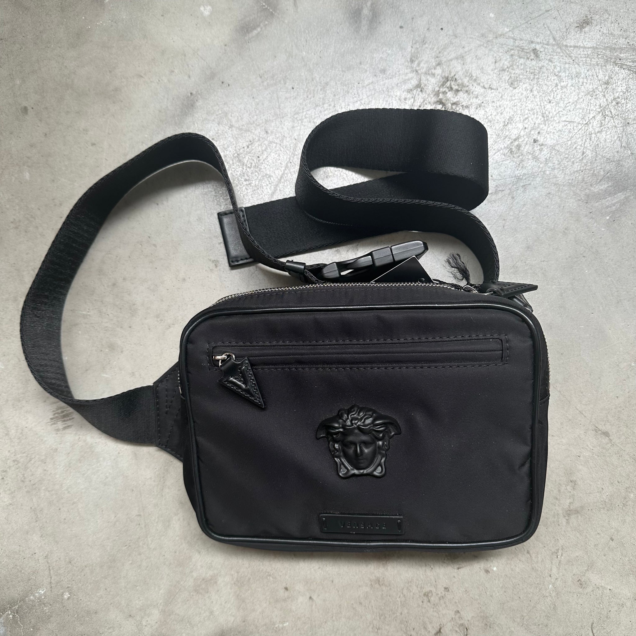 Versace La Medusa Nylon Belt Bag