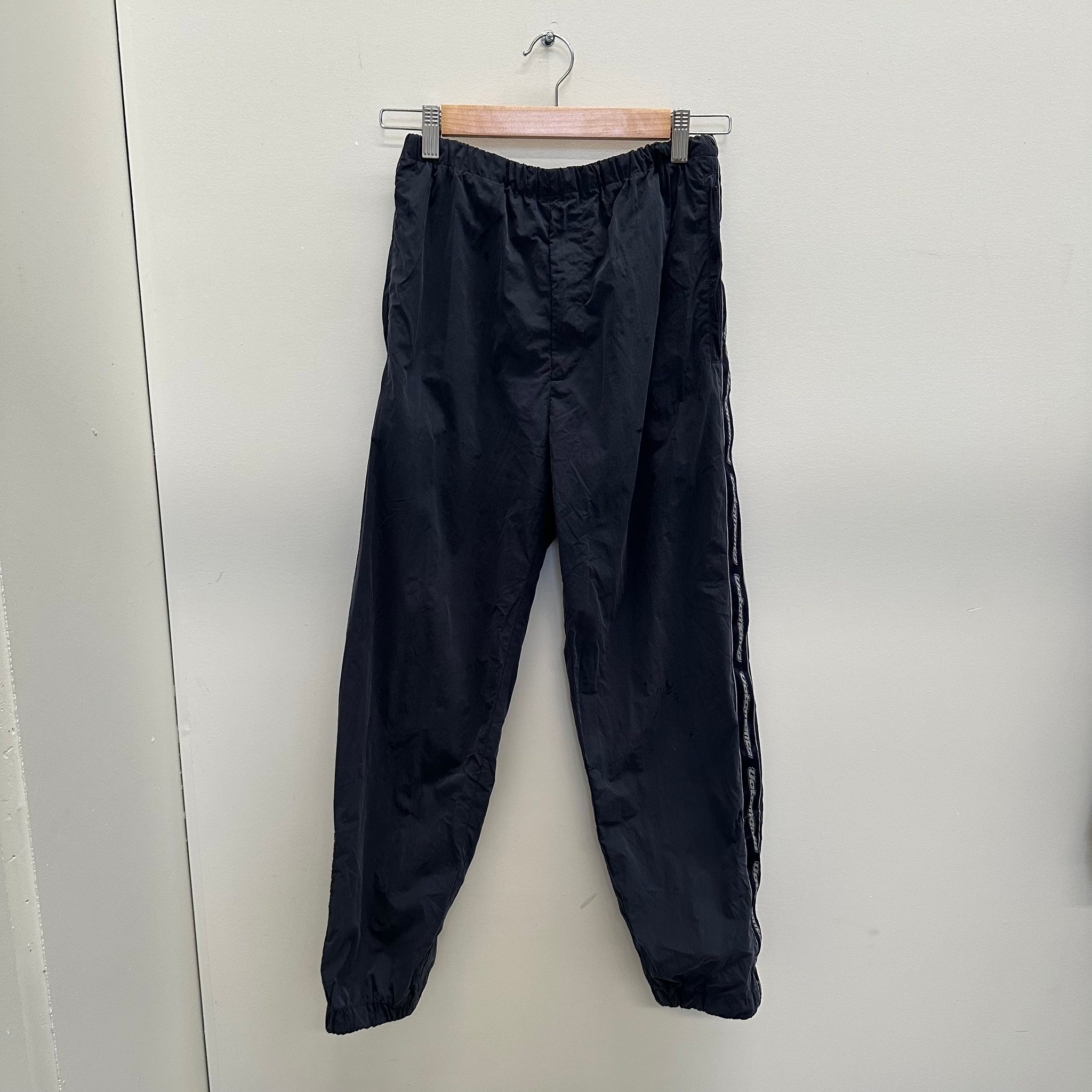 Vetements Navy Side Logo Track Pants (fits XXS-S)