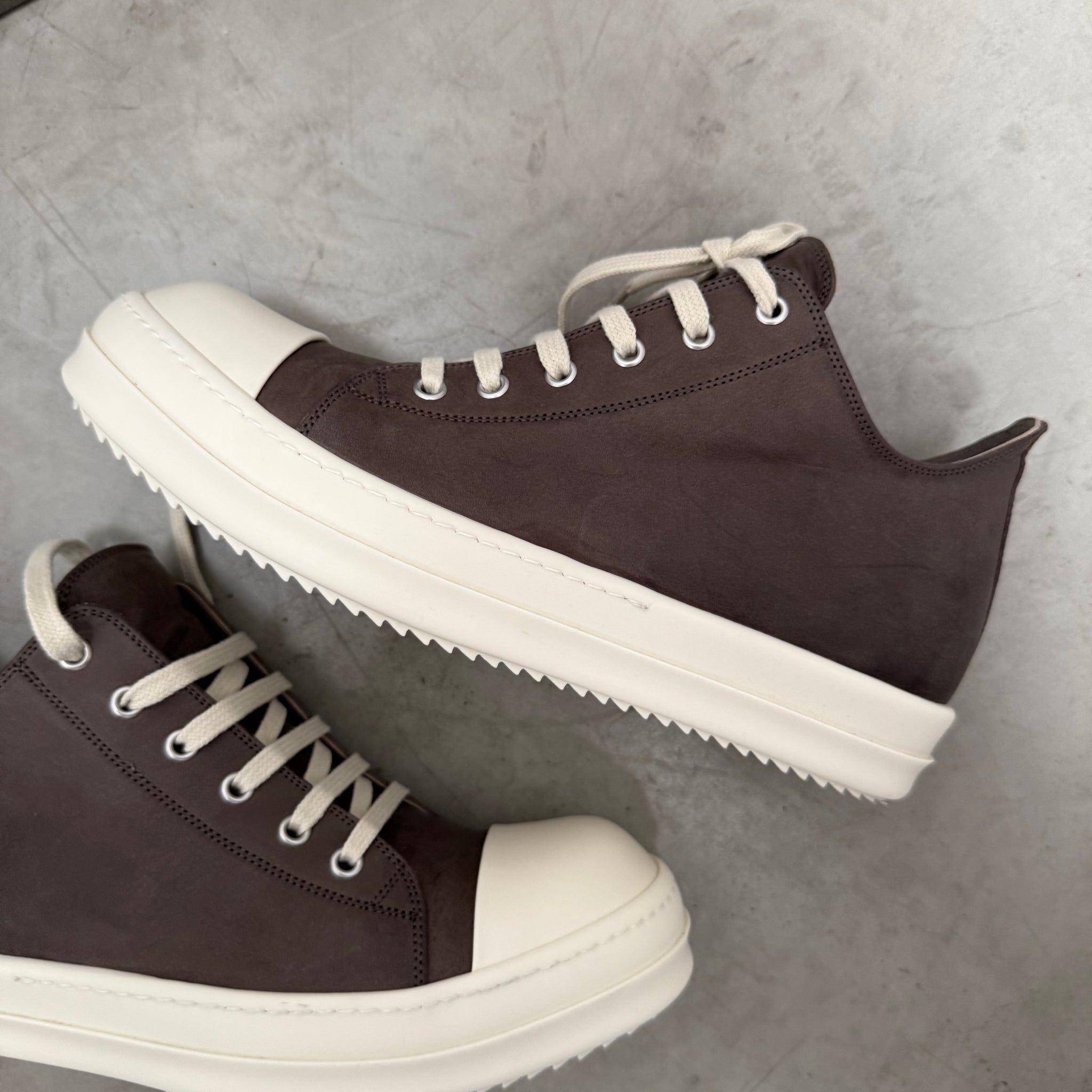 Rick Owens Ramone EDFU Low Brown (Size 42/ US9)