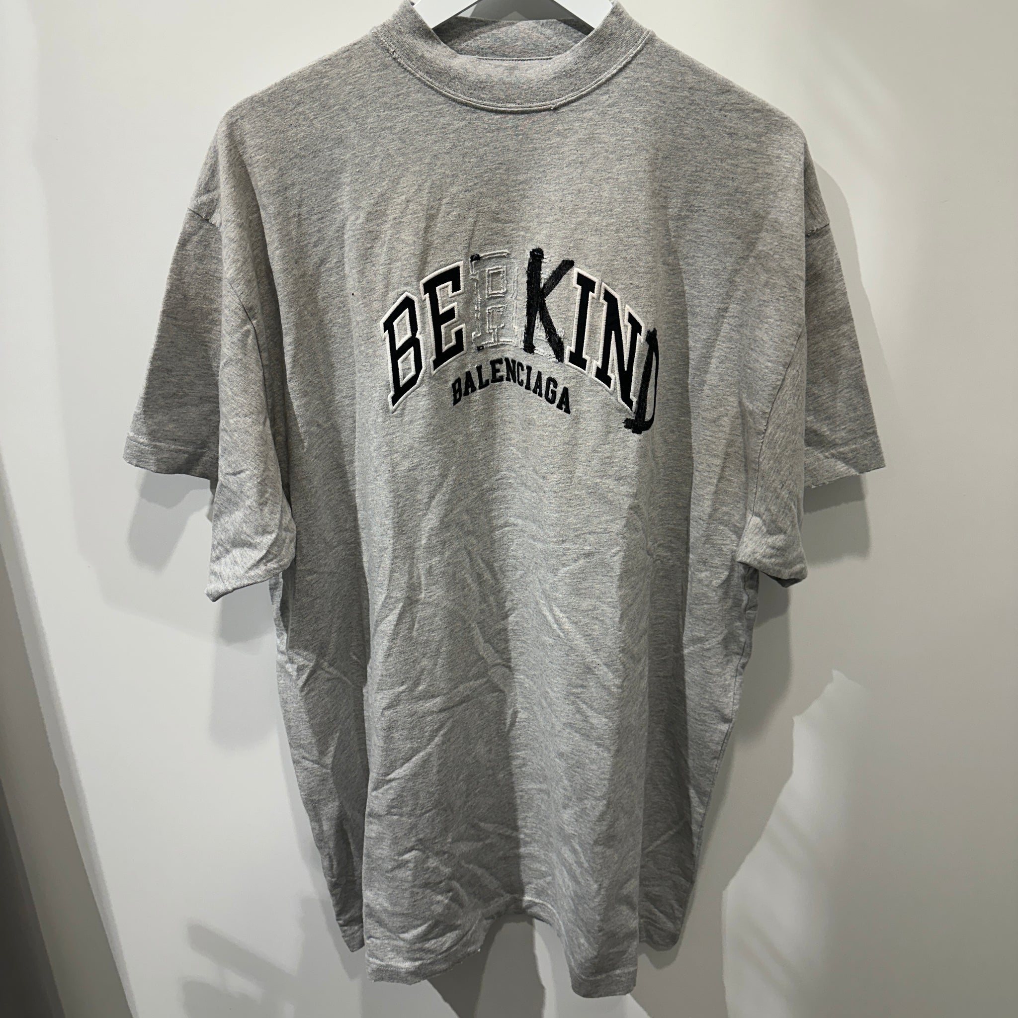 Balenciaga Be Kind Grey T Shirt (Size 2)