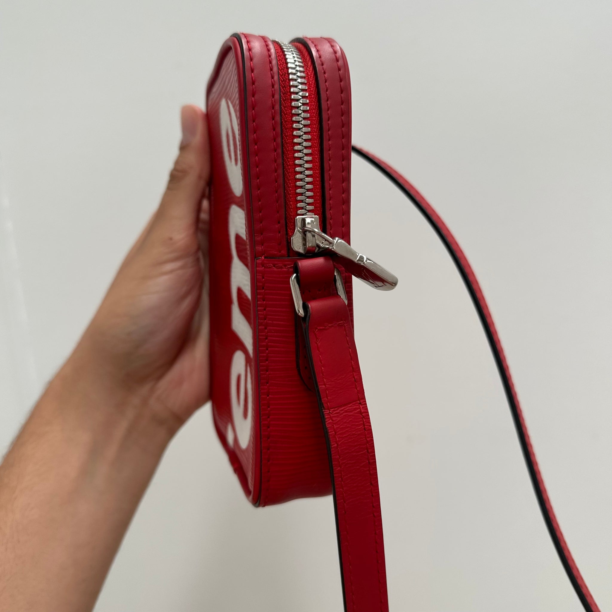 Louis Vuitton x Supreme Danube Bag Epi PPM Red