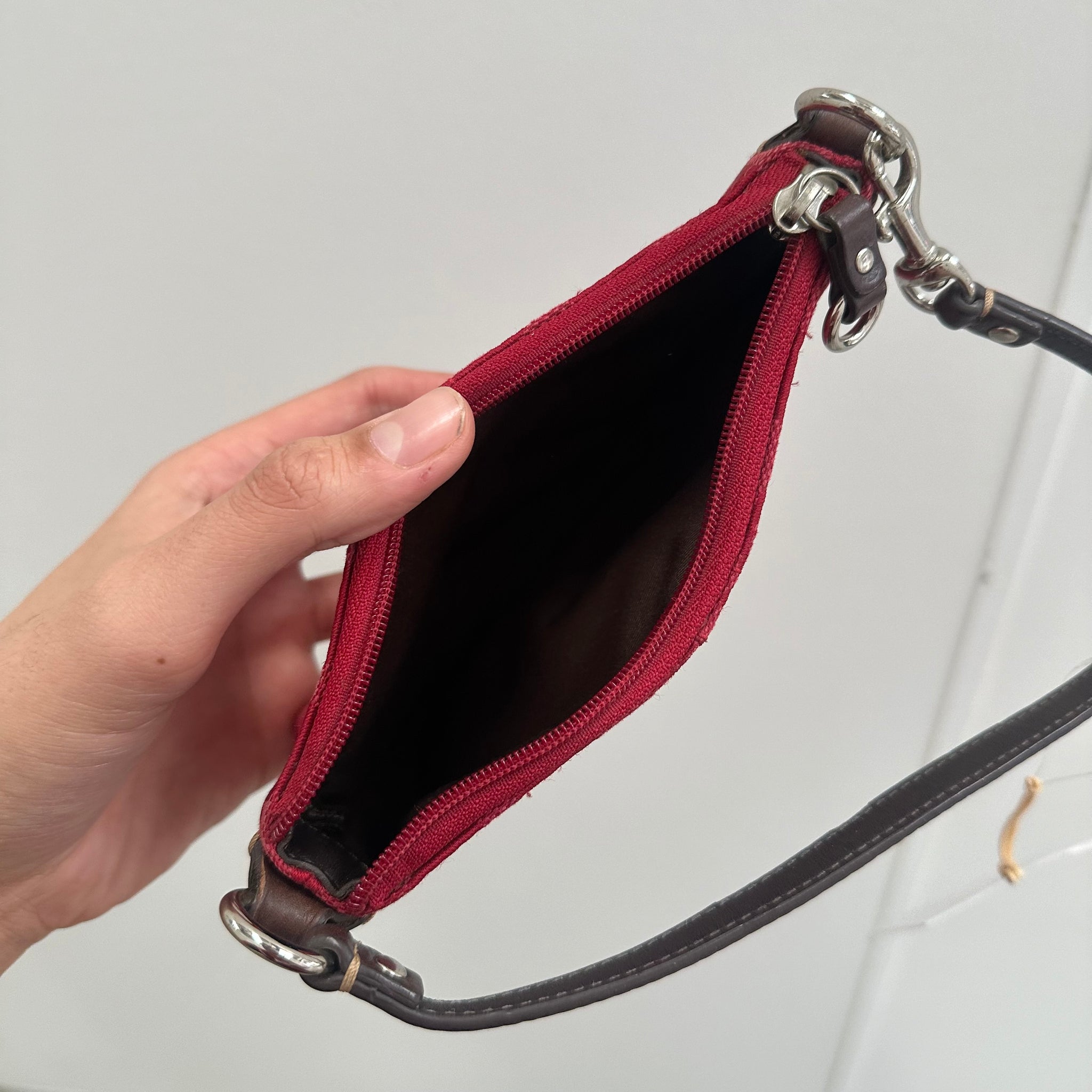 Coach Signature Mini Shoulder Bag Red