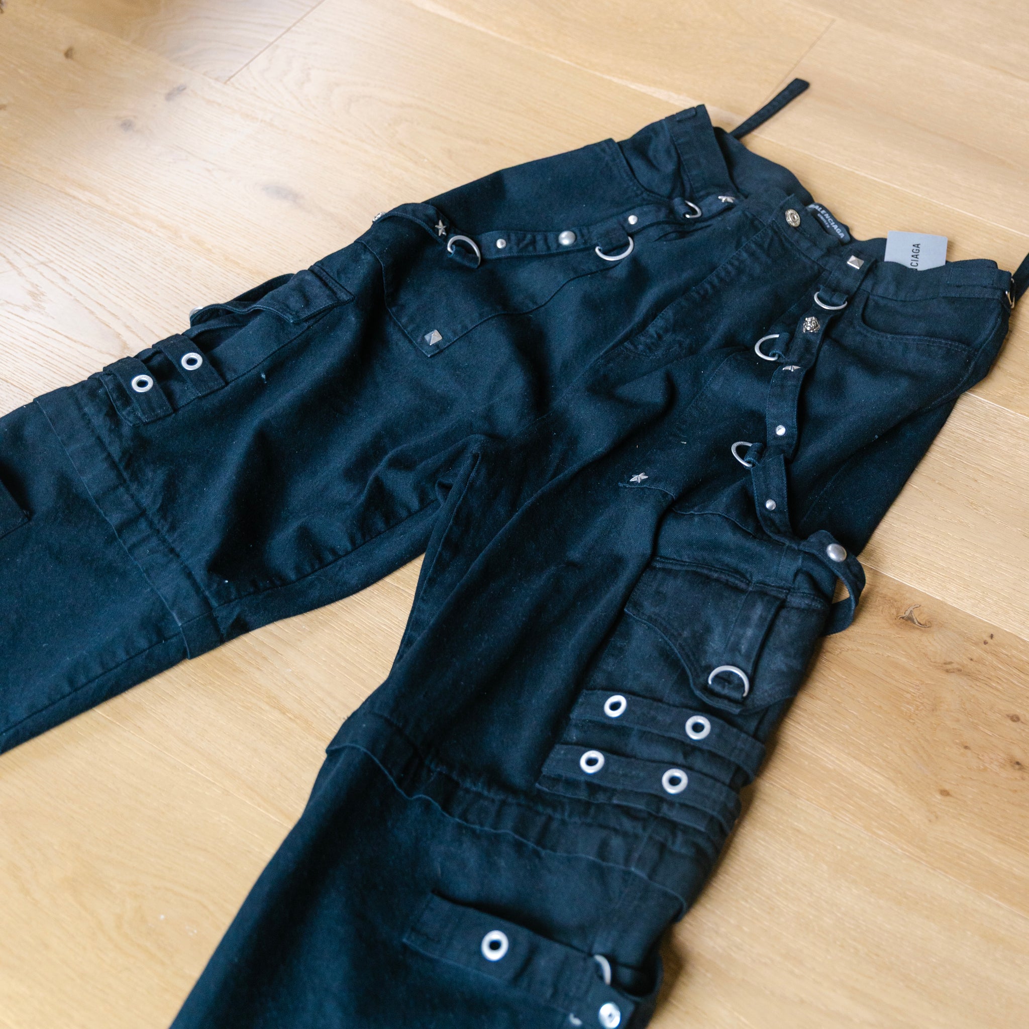 Balenciaga Raver Baggy Fit Japanese Denim Pants (Size 32)