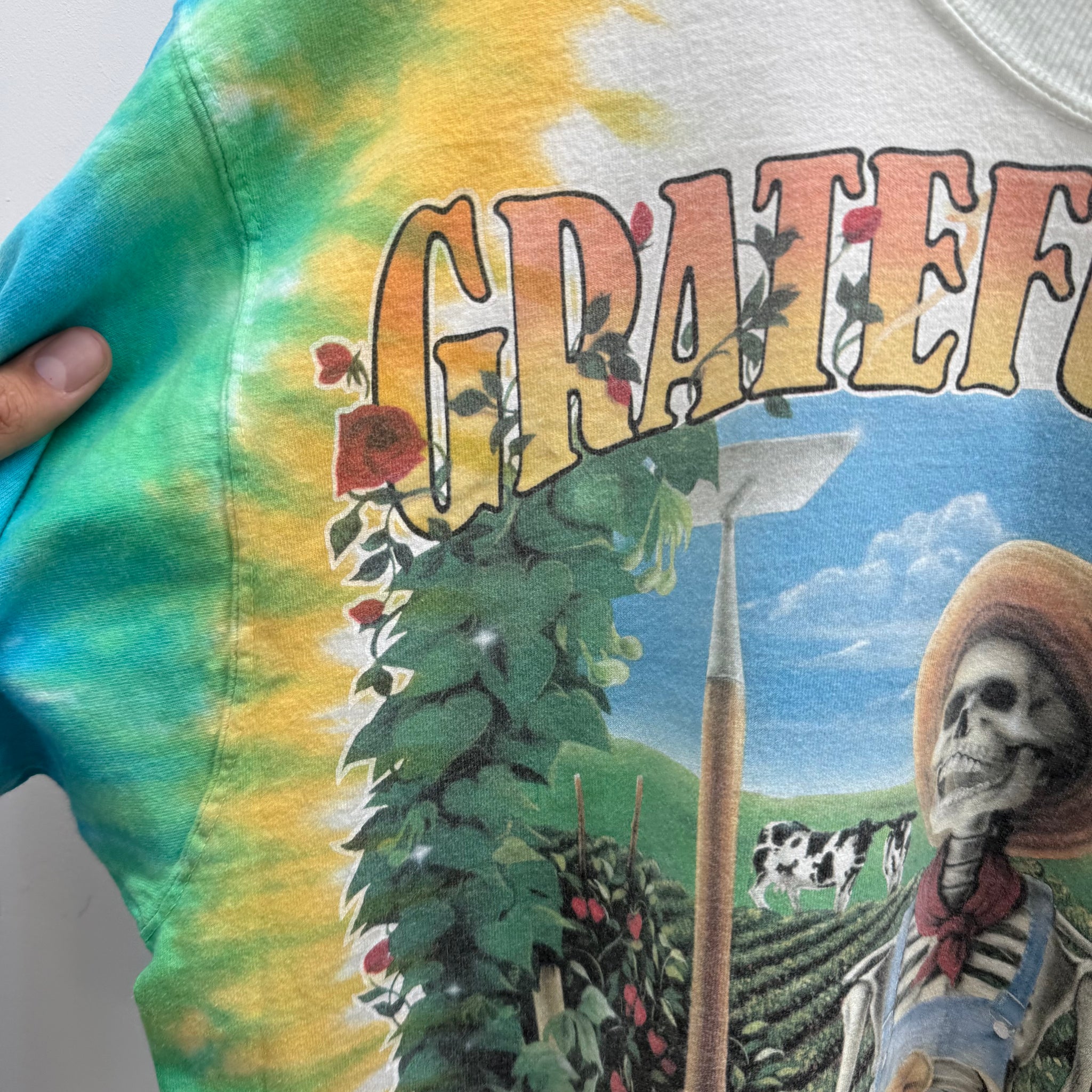 Vintage 90's Grateful Dead Tie Dye Tee (Size XL)