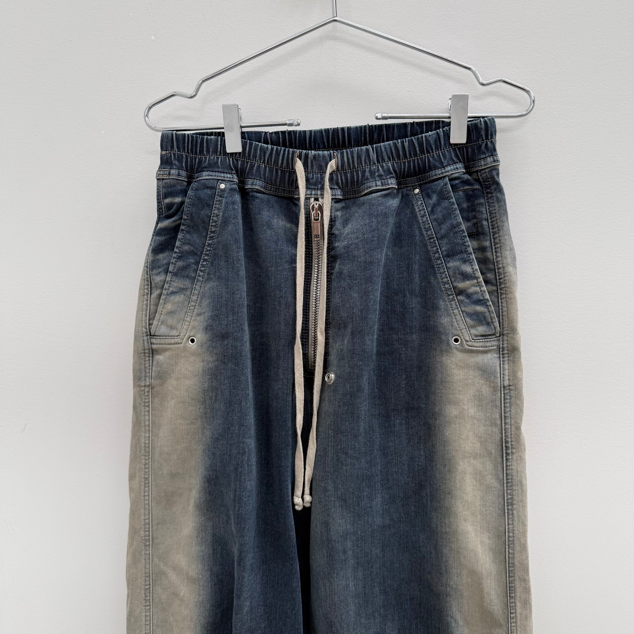 Rick Owens DRKSHDW Geth Belas Wide Denim Pant (Size S)