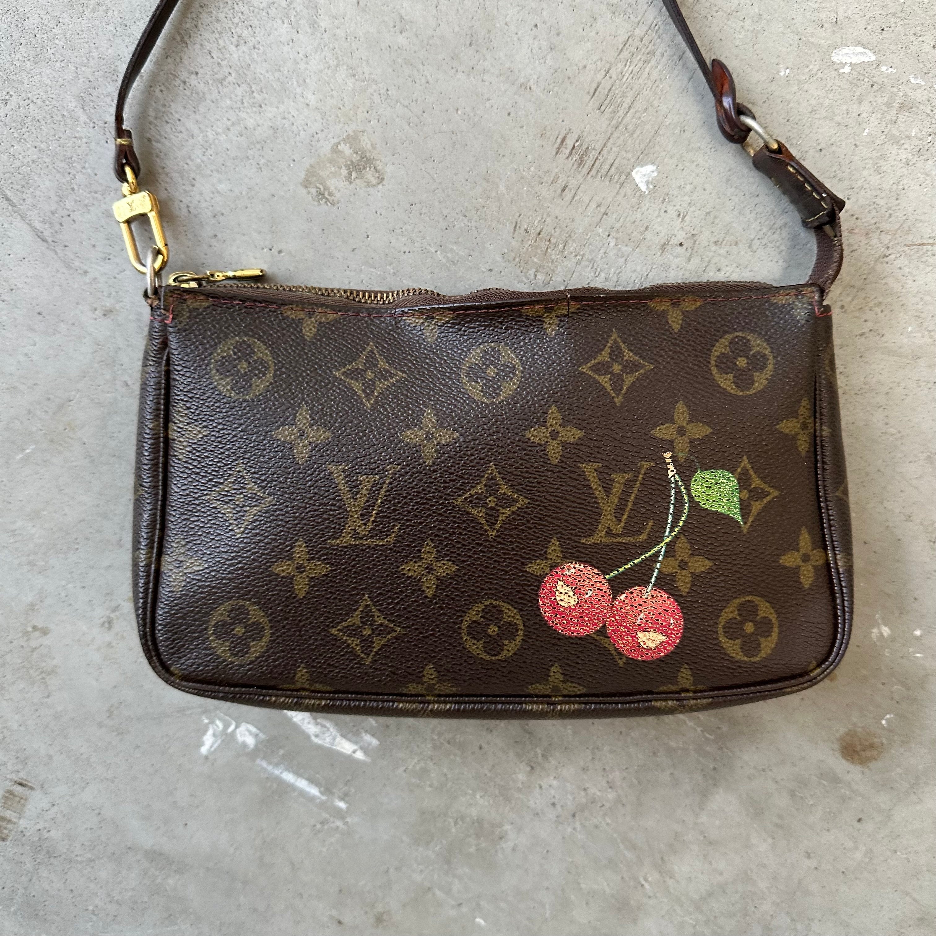 Takashi Murakami Louis Vuitton Monogram Cherry Pochette