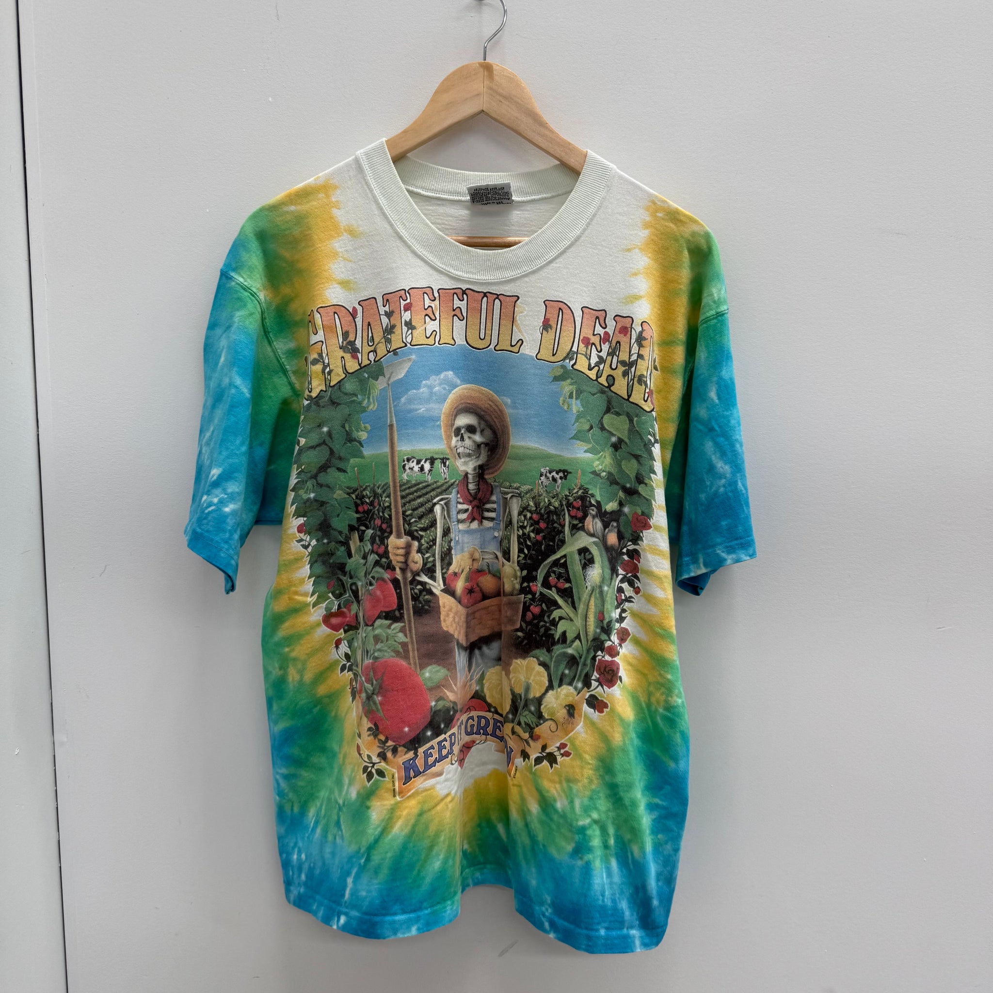 Vintage 90's Grateful Dead Tie Dye Tee (Size XL)