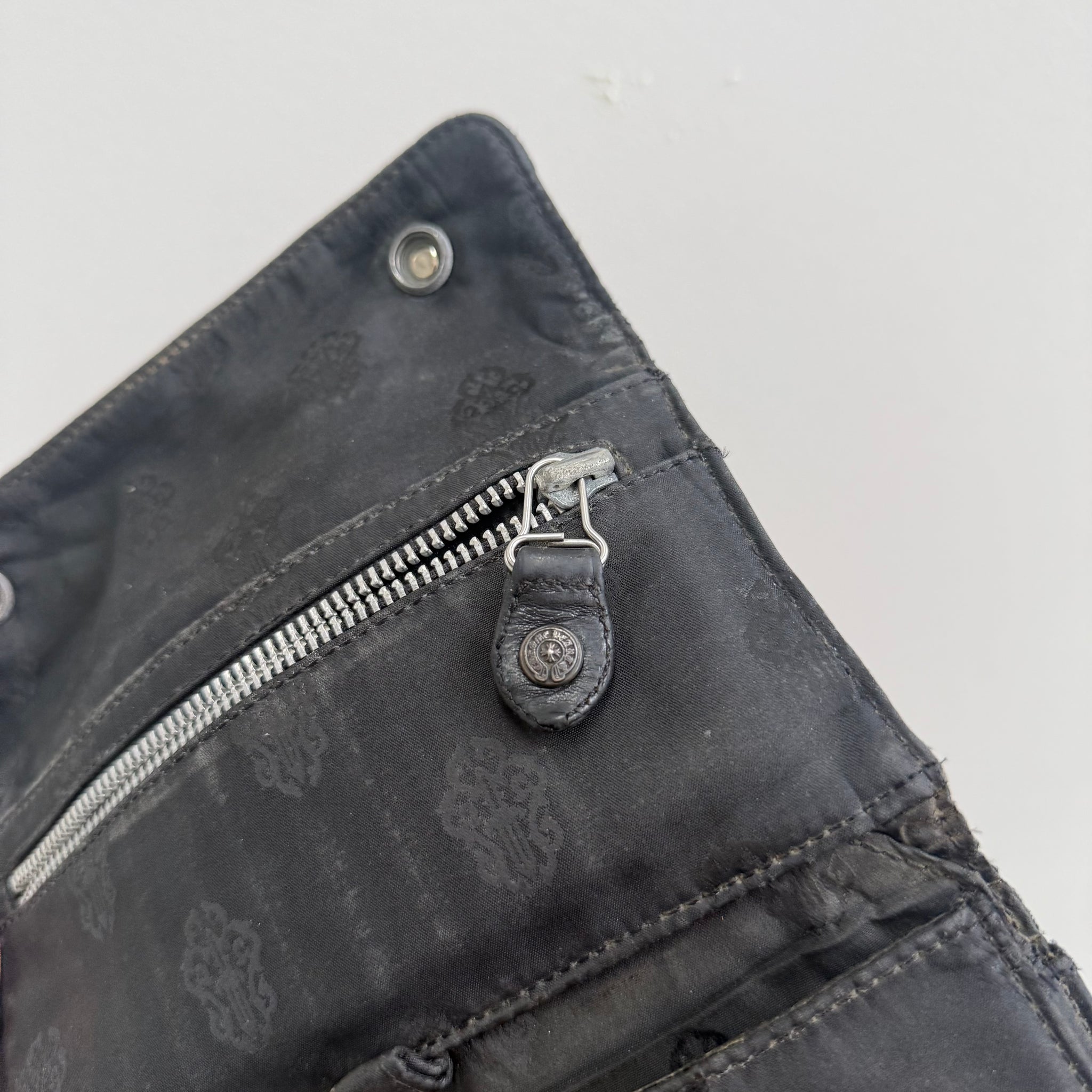 Chrome Hearts Wave Nylon Long Wallet