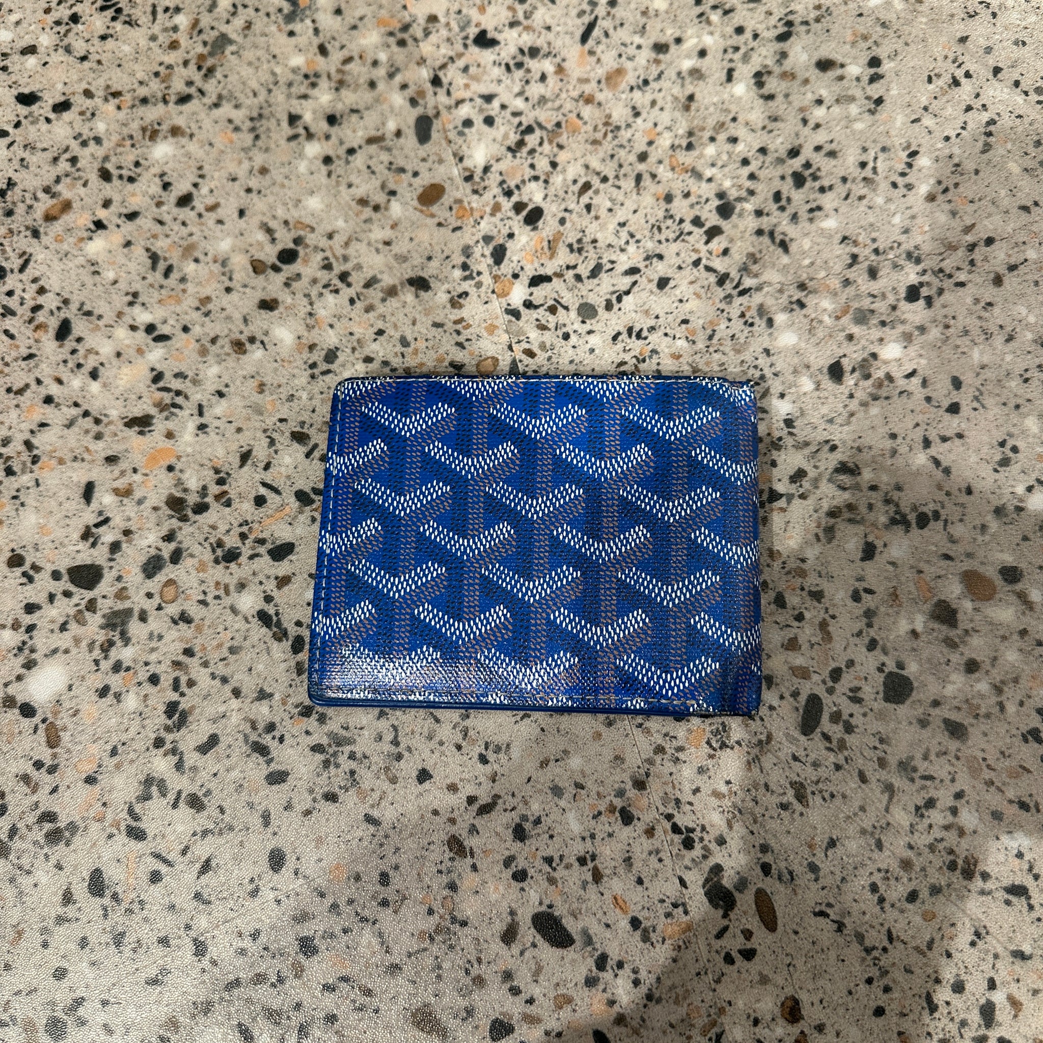 Goyard Victorie Wallet Blue