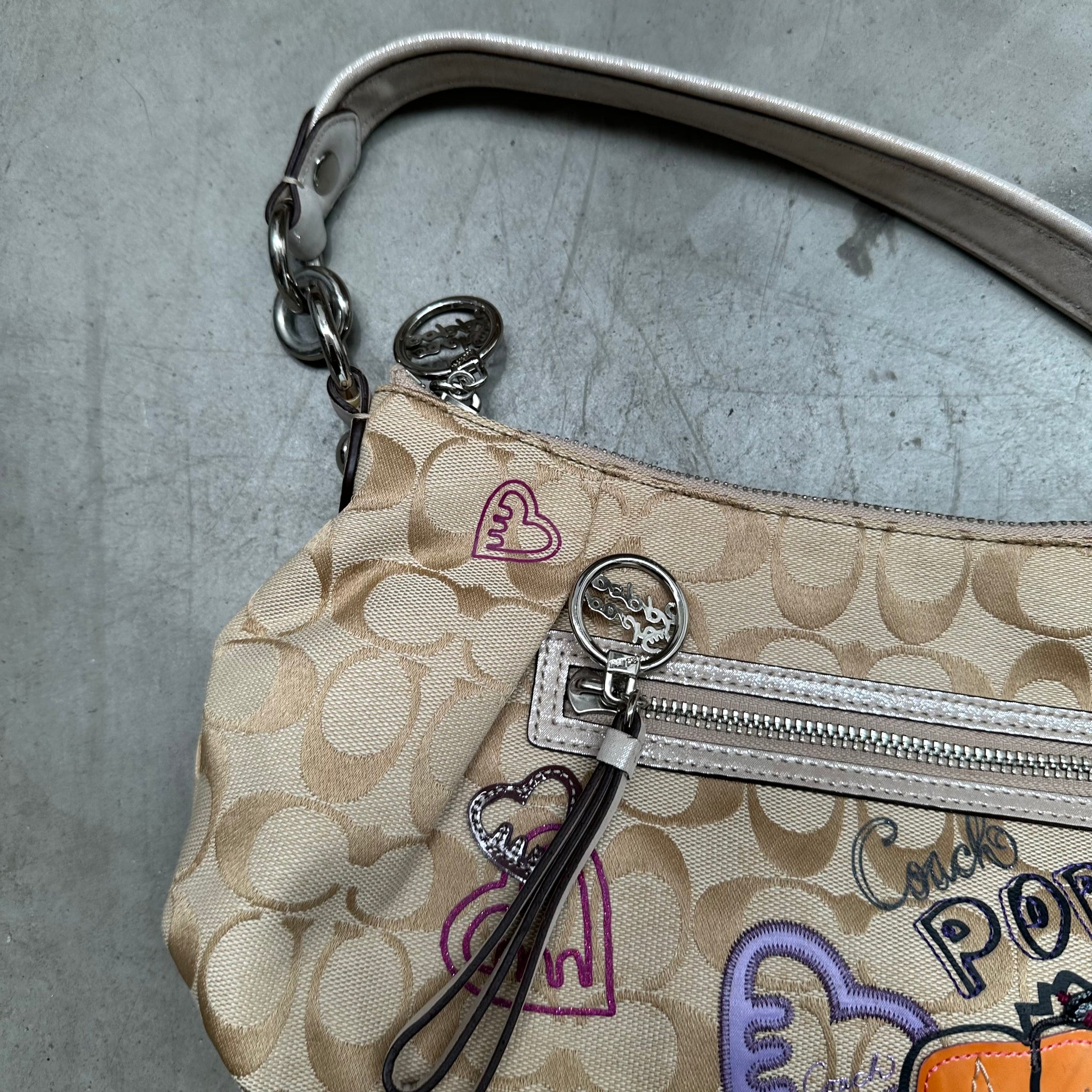 Coach Signature Poppy Shoulder Bag