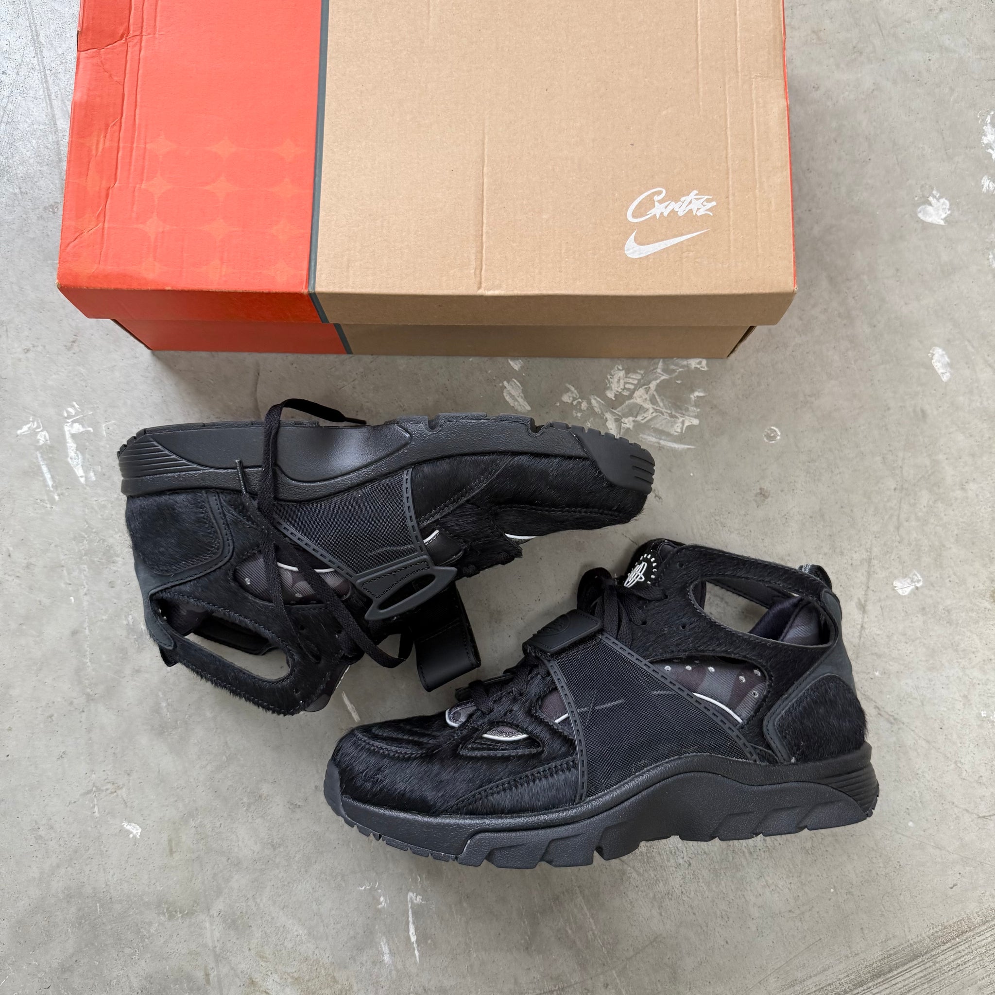Nike Corteiz Hurache Black (US11)