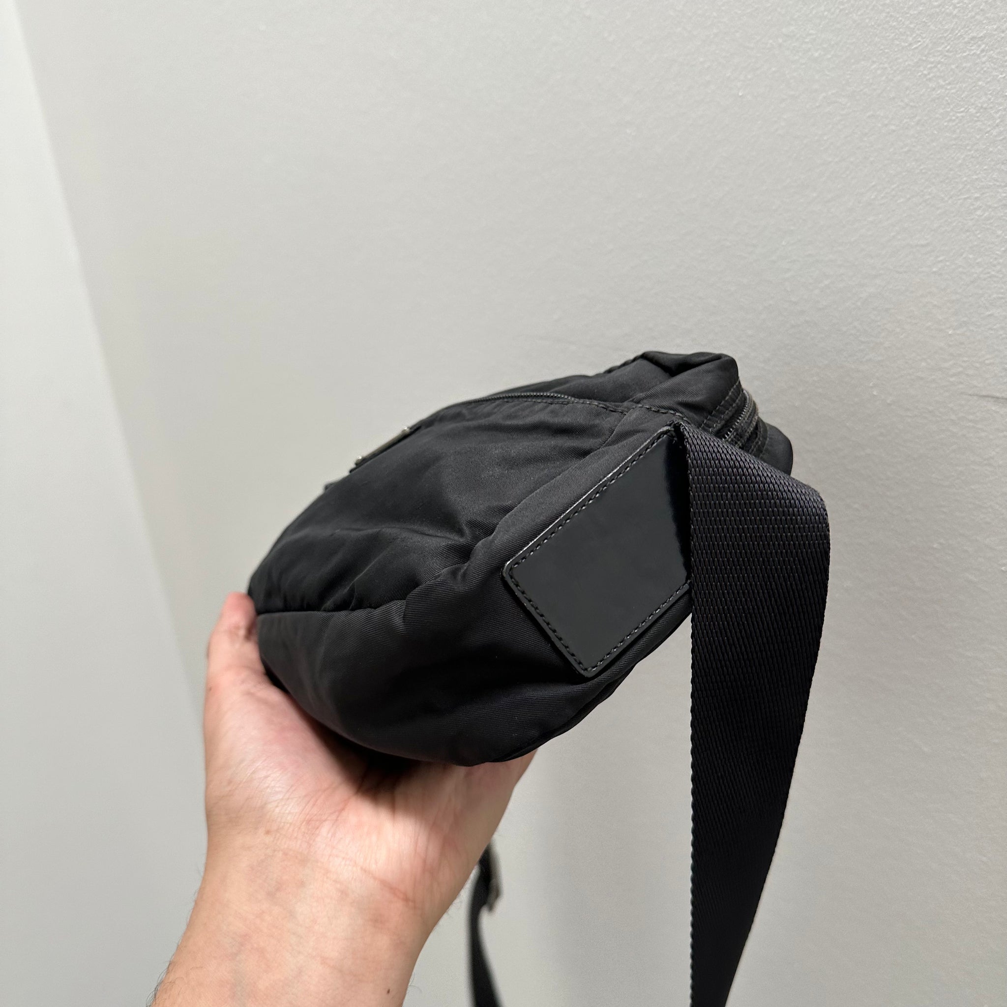 Prada Black Crossbody Bag with Long Strap