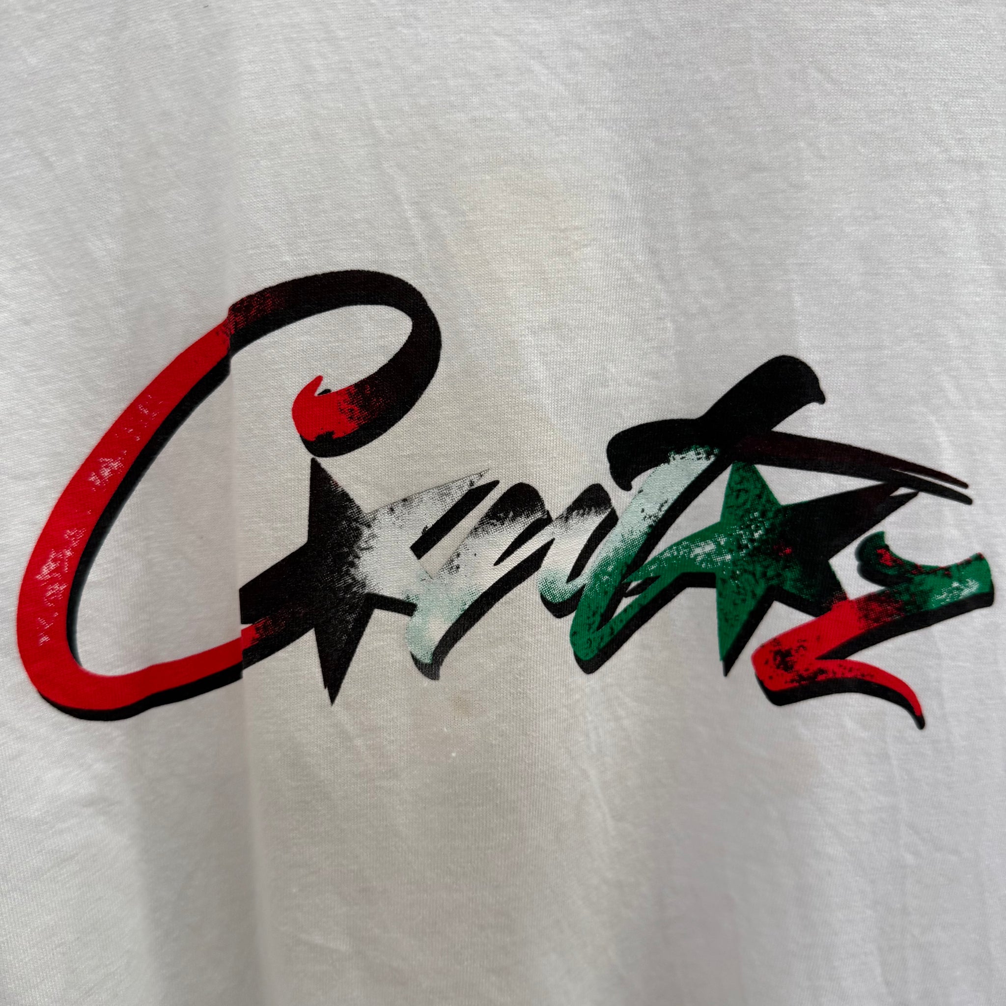 Corteiz Peace Logo White T Shirt (Size L)
