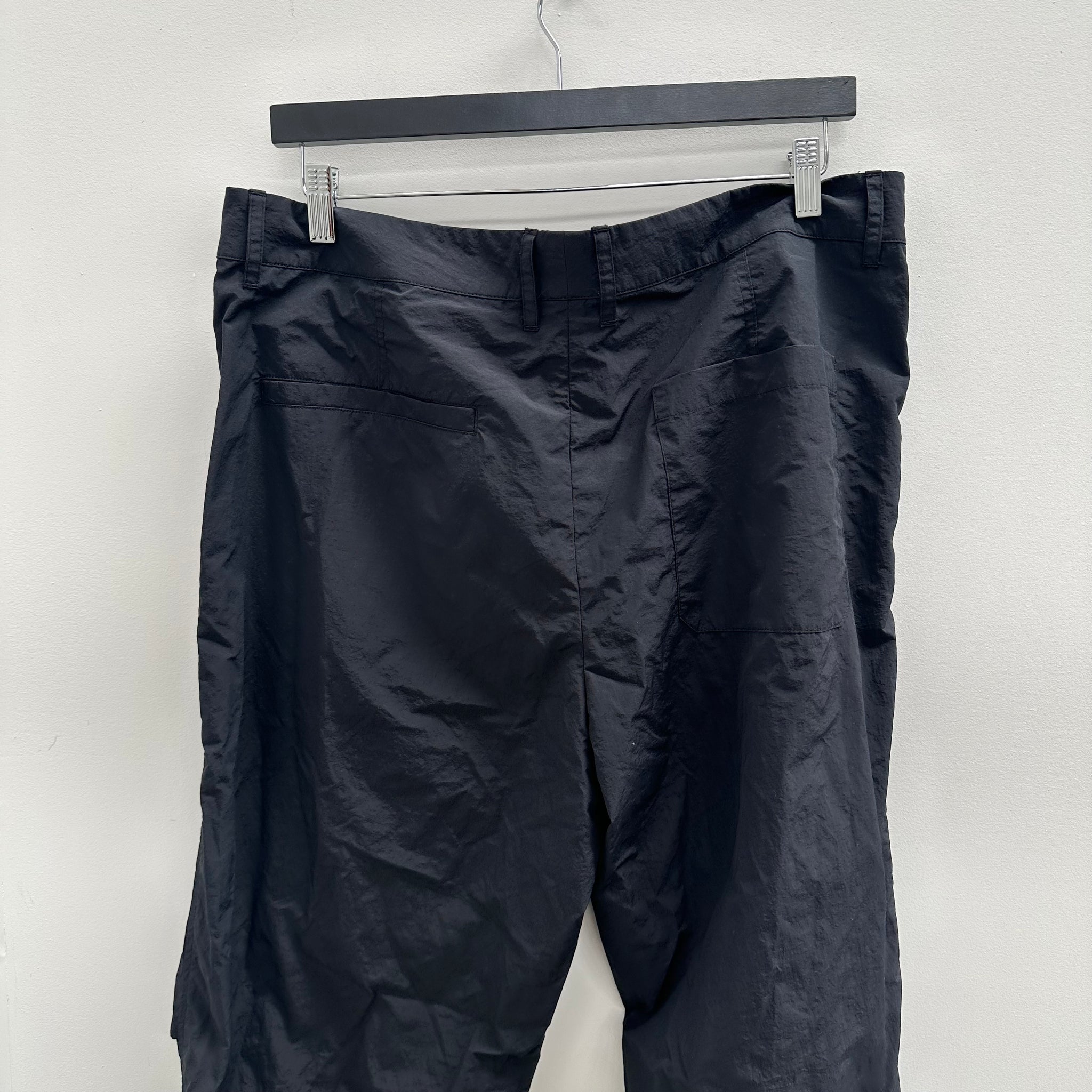 Helmut Lang Nylon Black Cargo Pant (Size 38)
