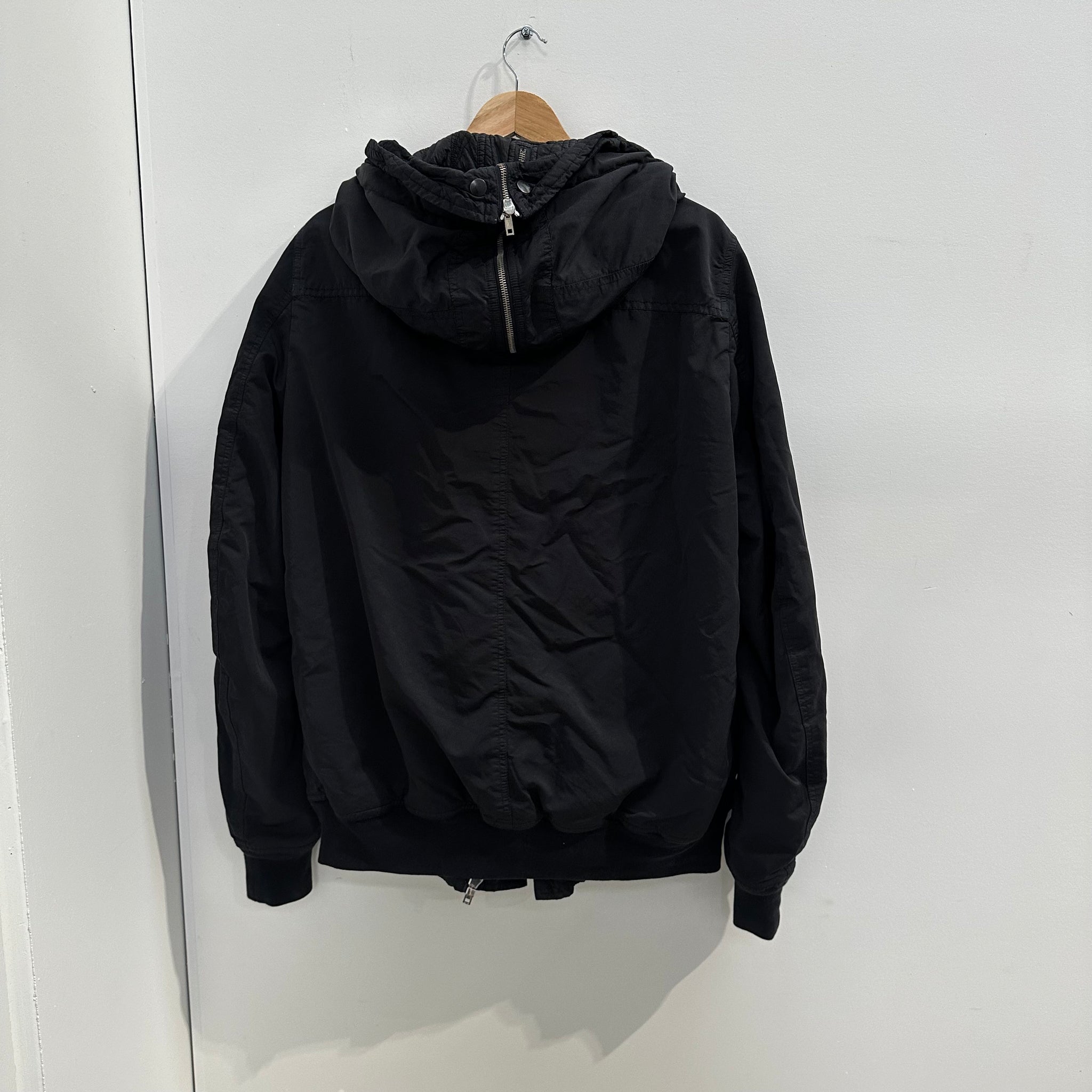 Rick Owens DRKSHDW Black Exploder Bomber Jacket (Size L)
