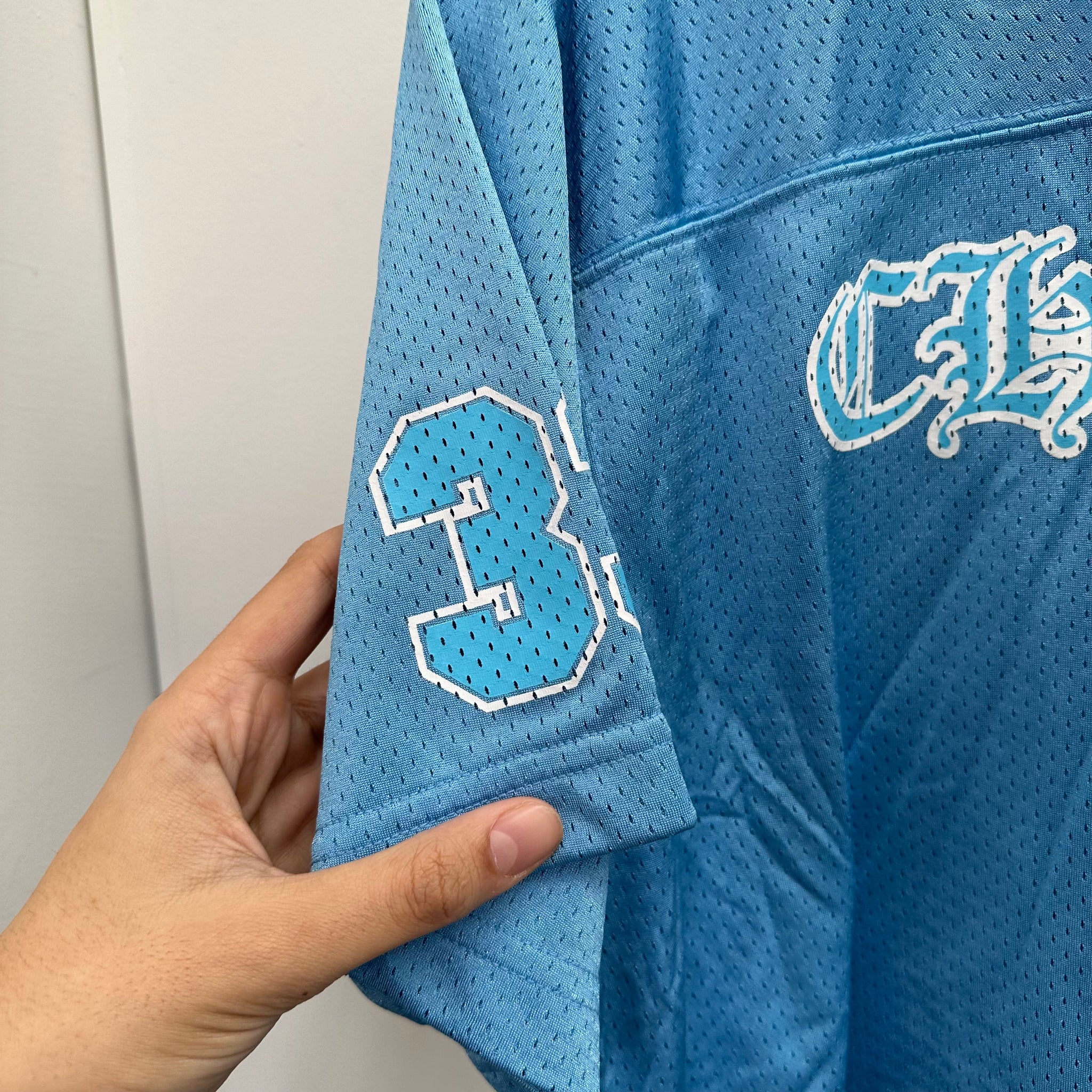 Chrome Hearts Stadium Mesh Blue Tshirt Jersey (Size M)