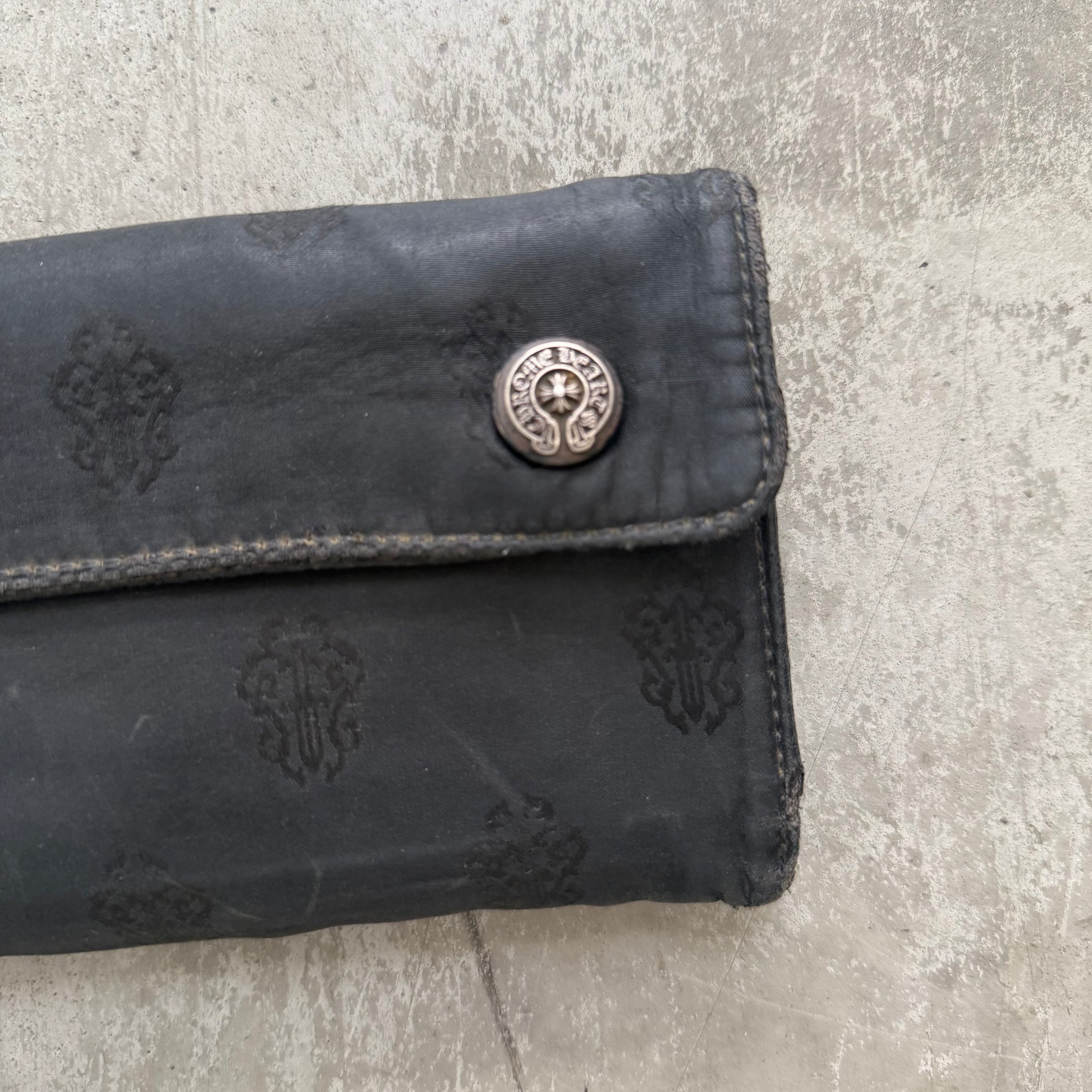 Chrome Hearts Wave Nylon Long Wallet