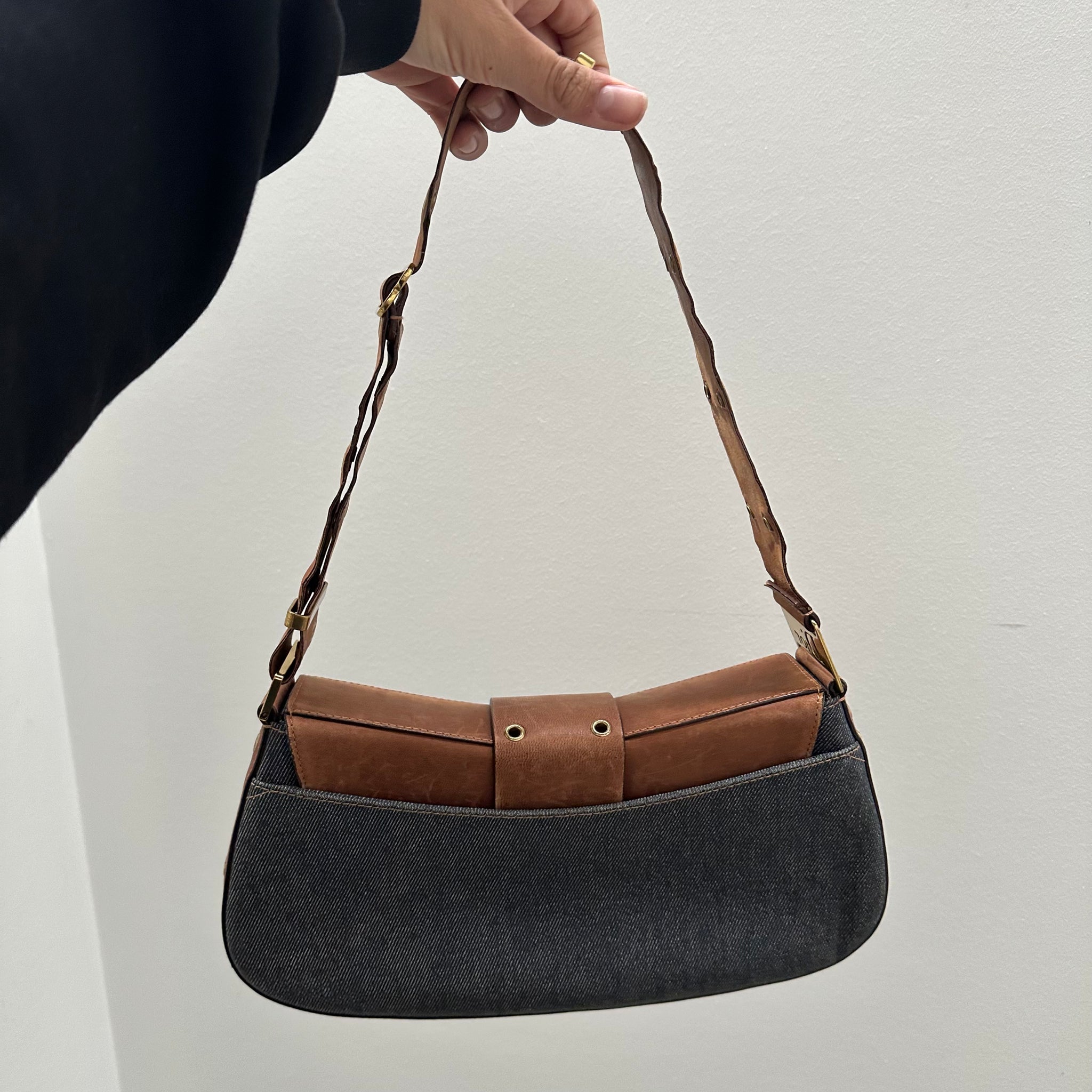 Christian Dior Denim Street Chic Columbus Bag