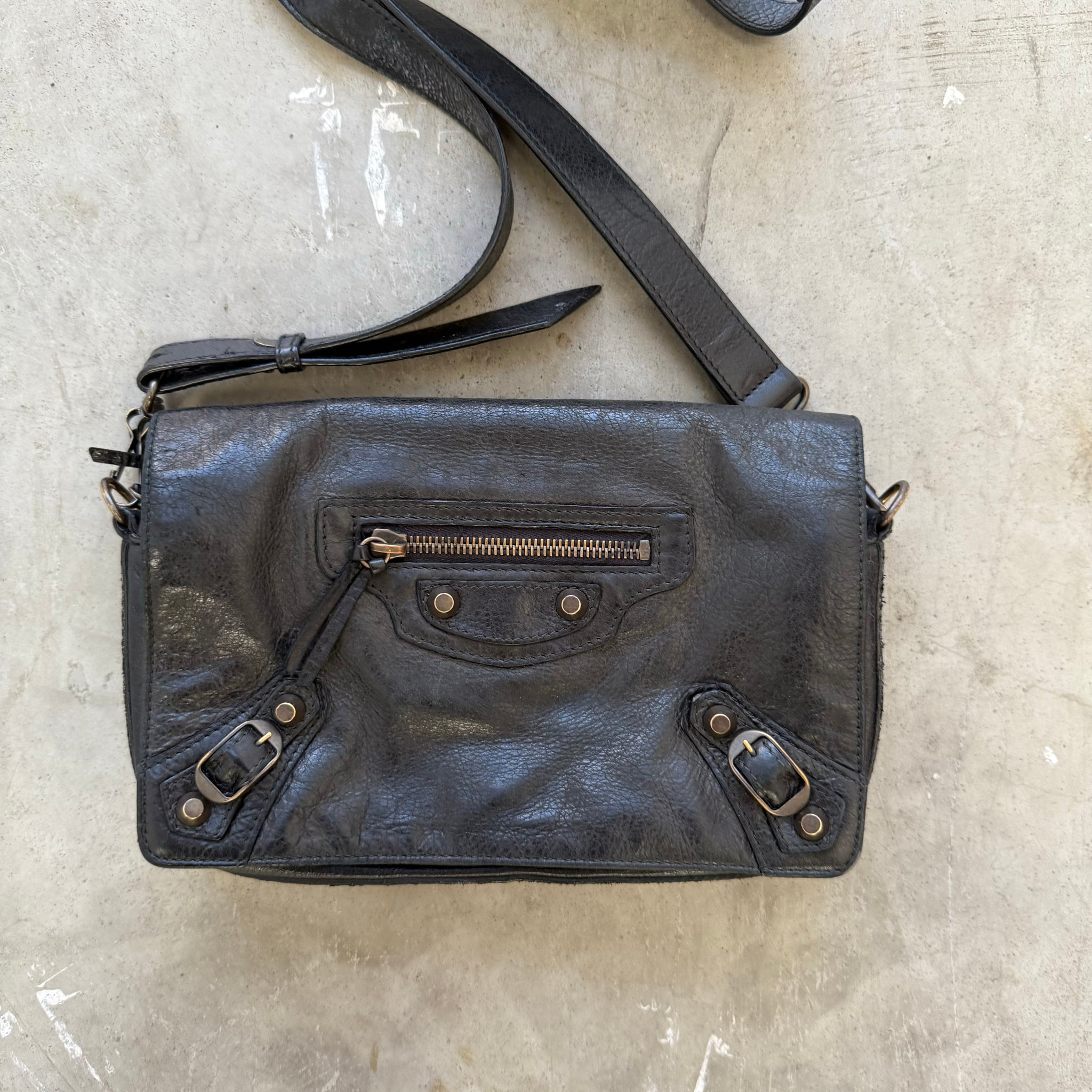 Balenciaga Agneau Classic Hardware Tool Kit Crossbody
