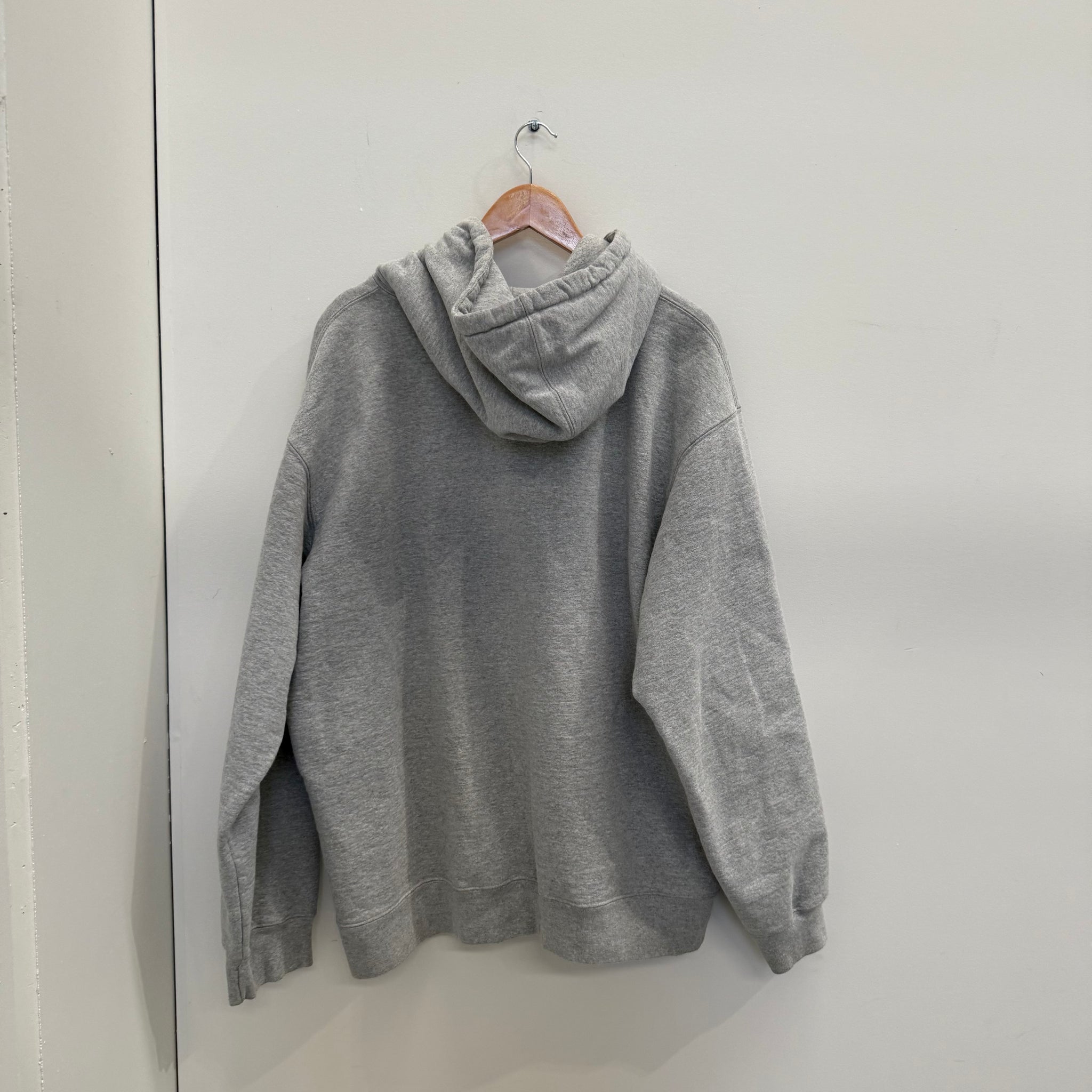 Supreme Burberry Box Logo Hoodie Grey (Size XXL)