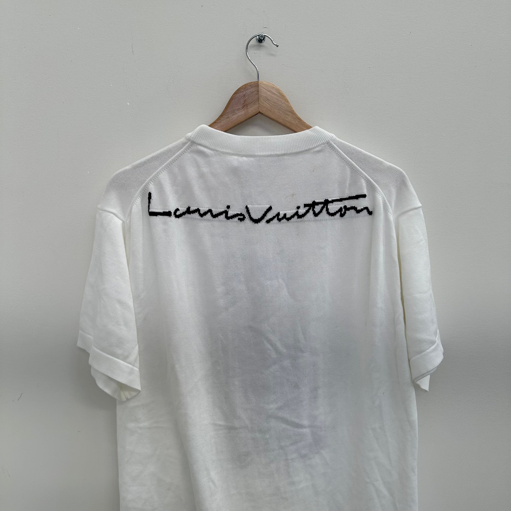 Louis Vuitton Pre SS23 Graphic Short Sleeve Knit Tshirt (Size M)