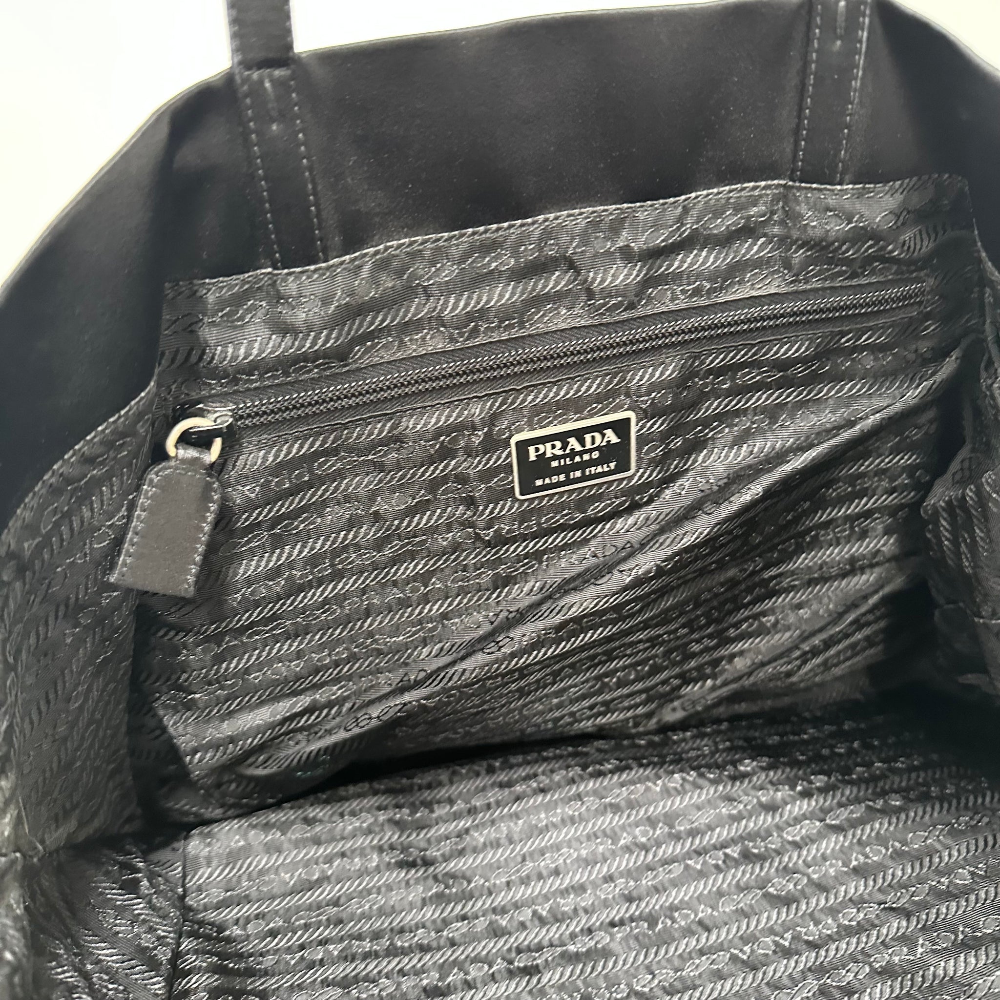 Prada Tote Bag Velour Material