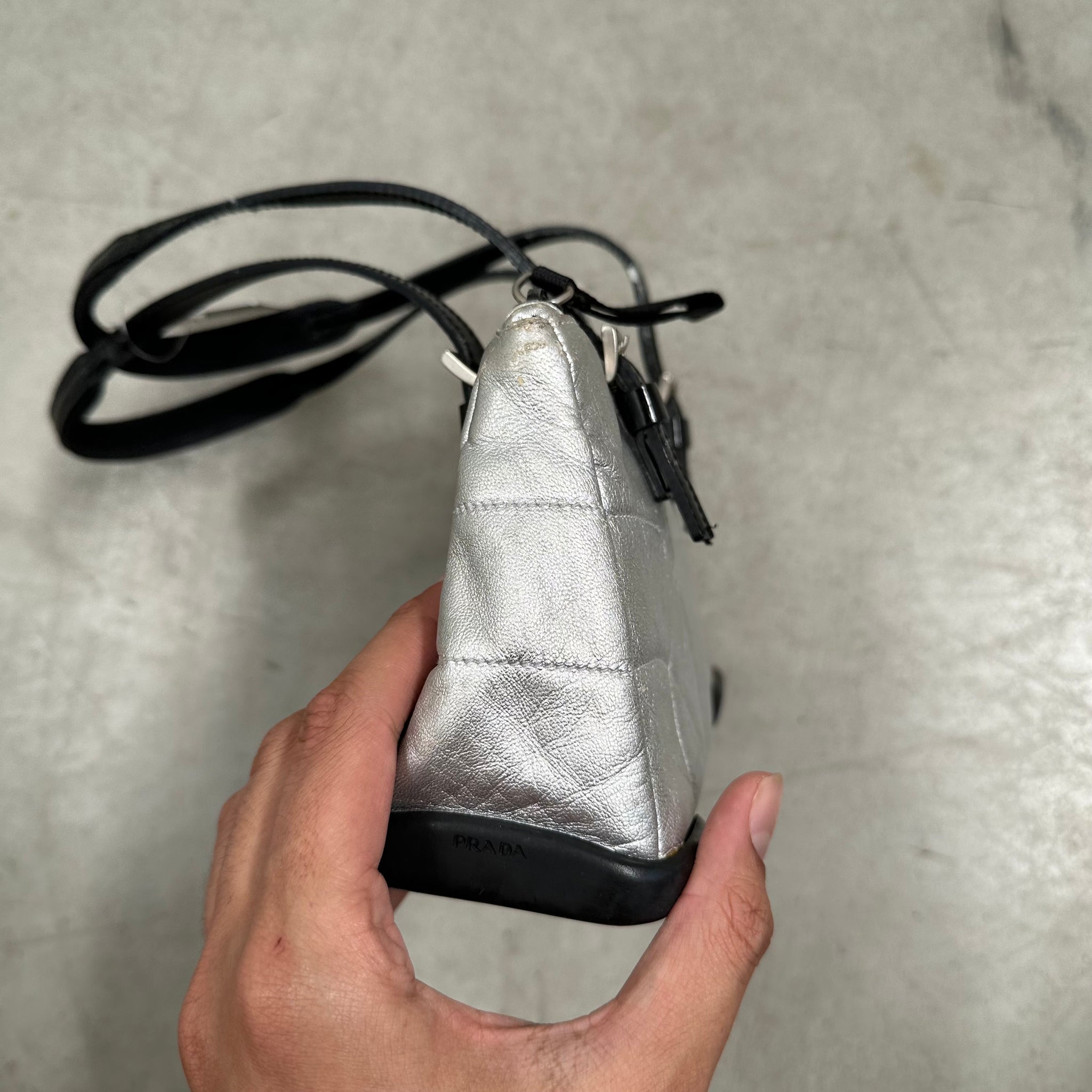 Prada Vintage Nappa Metal Pochette