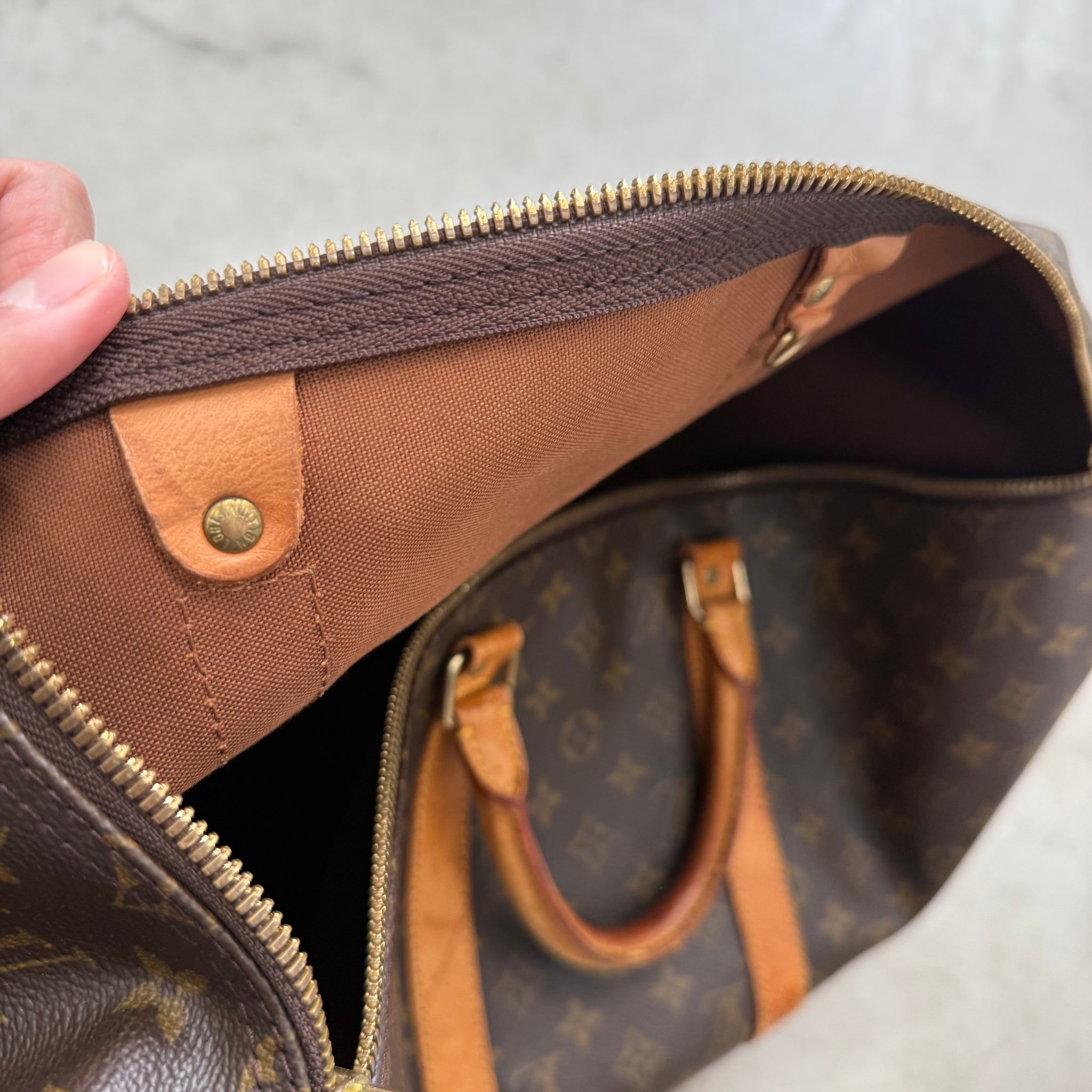 Louis Vuitton Monogram Keepall 50 Duffle Bag