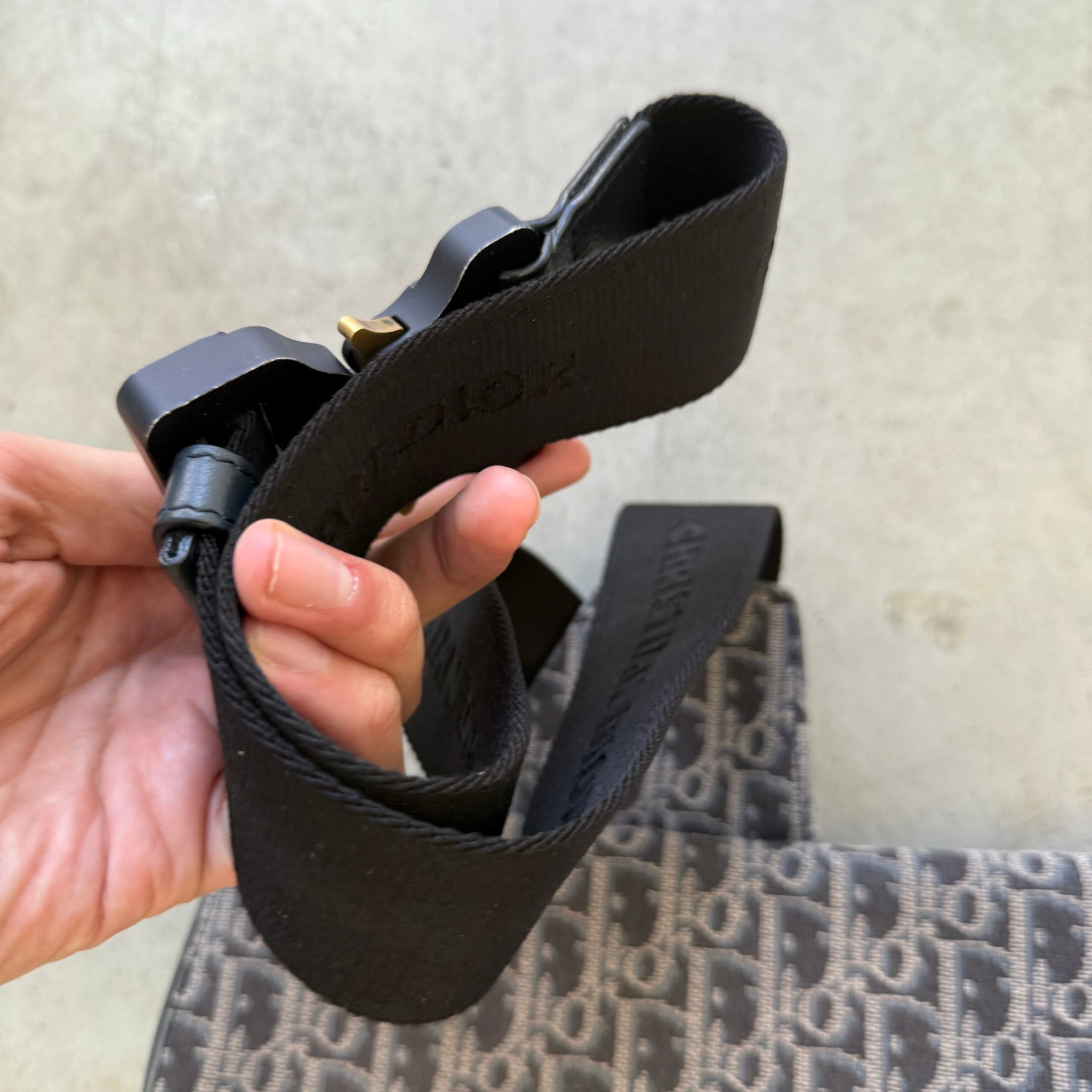 Dior Saddle Bag Oblique Jacquard Blue