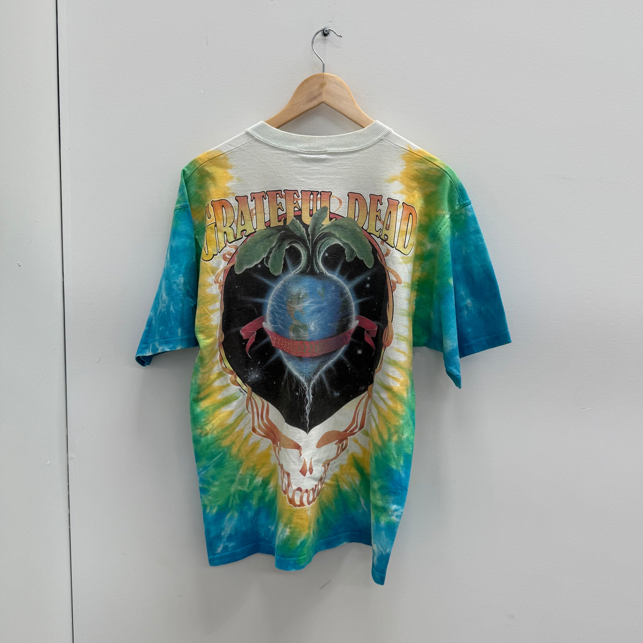 Vintage 90's Grateful Dead Tie Dye Tee (Size XL)