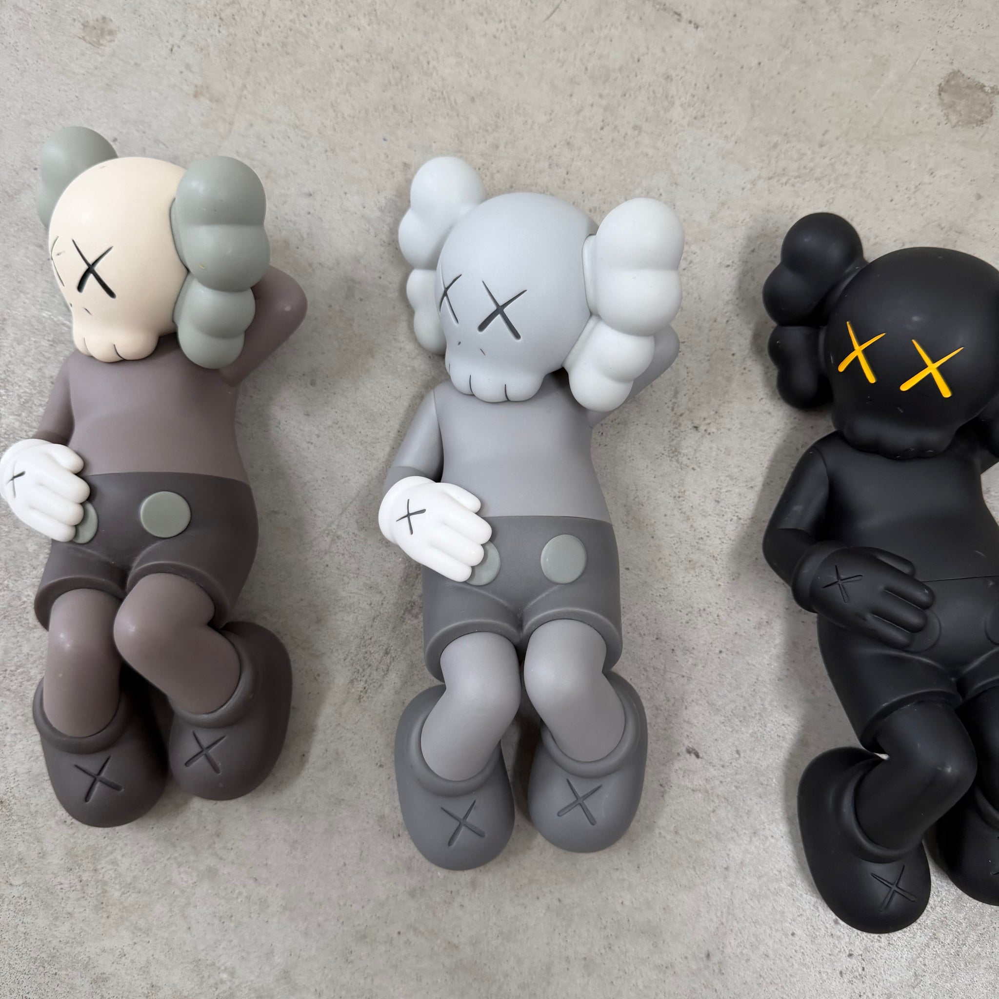 Kaws Holiday Singapore Laying Down Vinyl Figure (Set of 3)