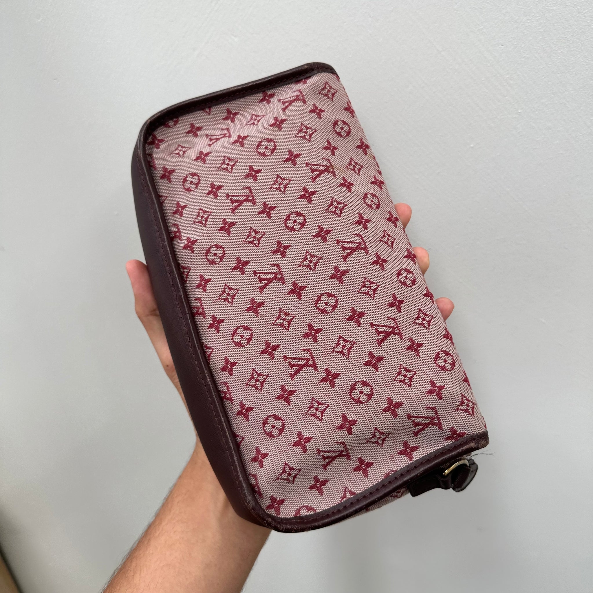 Louis Vuitton Red Monogram Canvas Mini Lin Marjorie Shoulder Bag