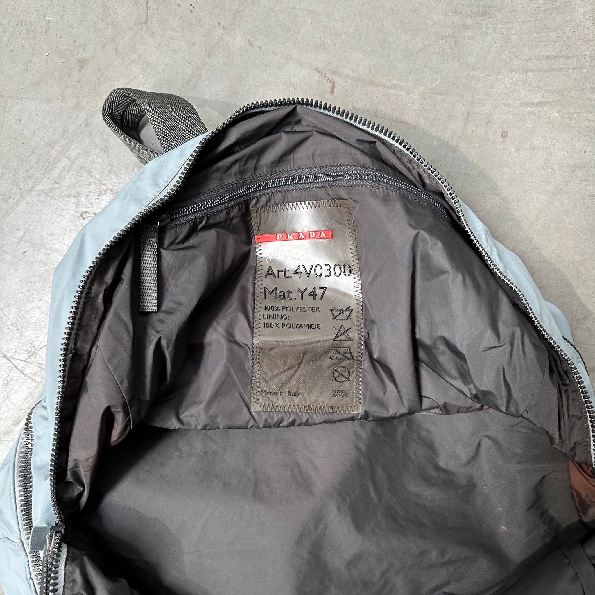 Prada Sports Bowling Double Zip Bag