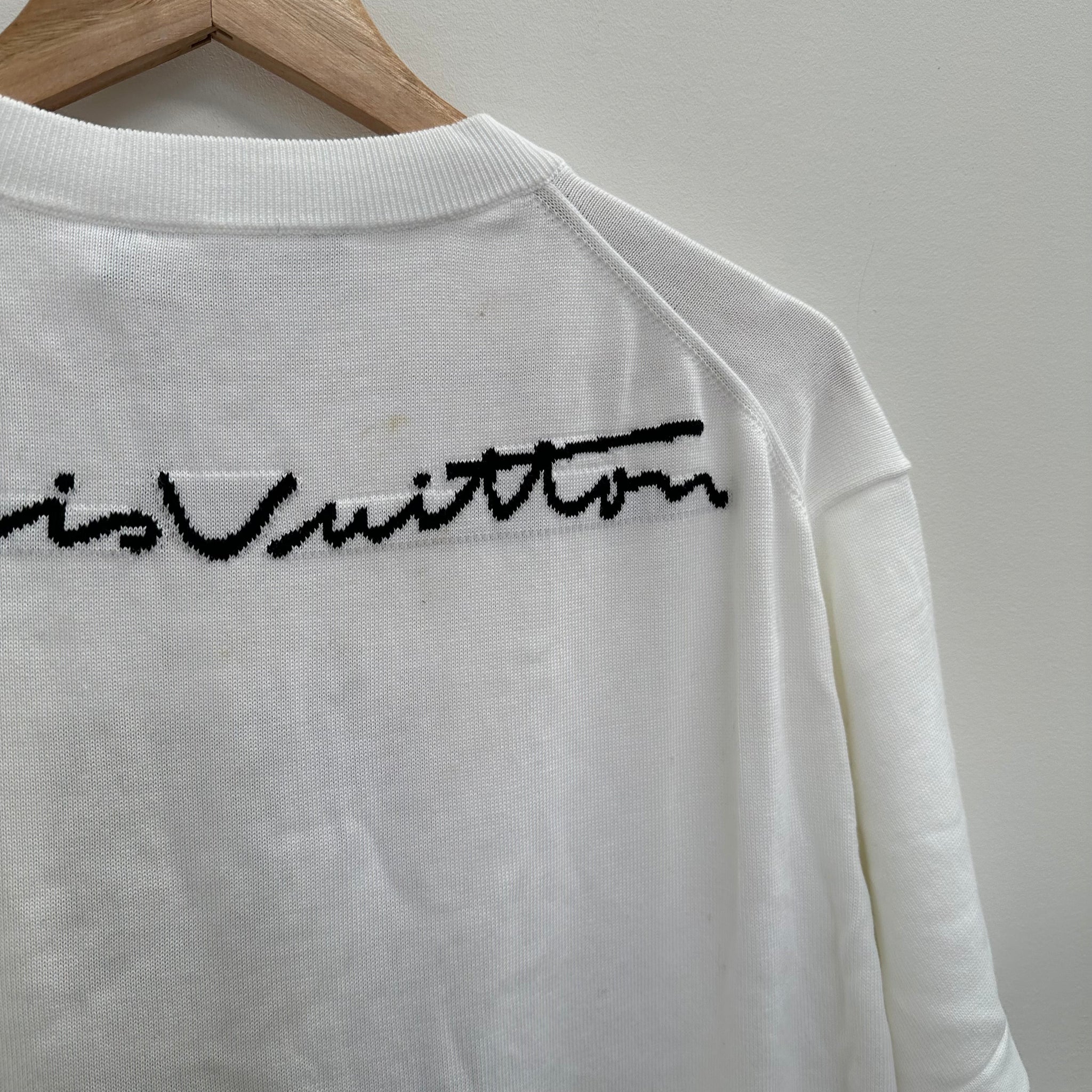 Louis Vuitton Pre SS23 Graphic Short Sleeve Knit Tshirt (Size M)