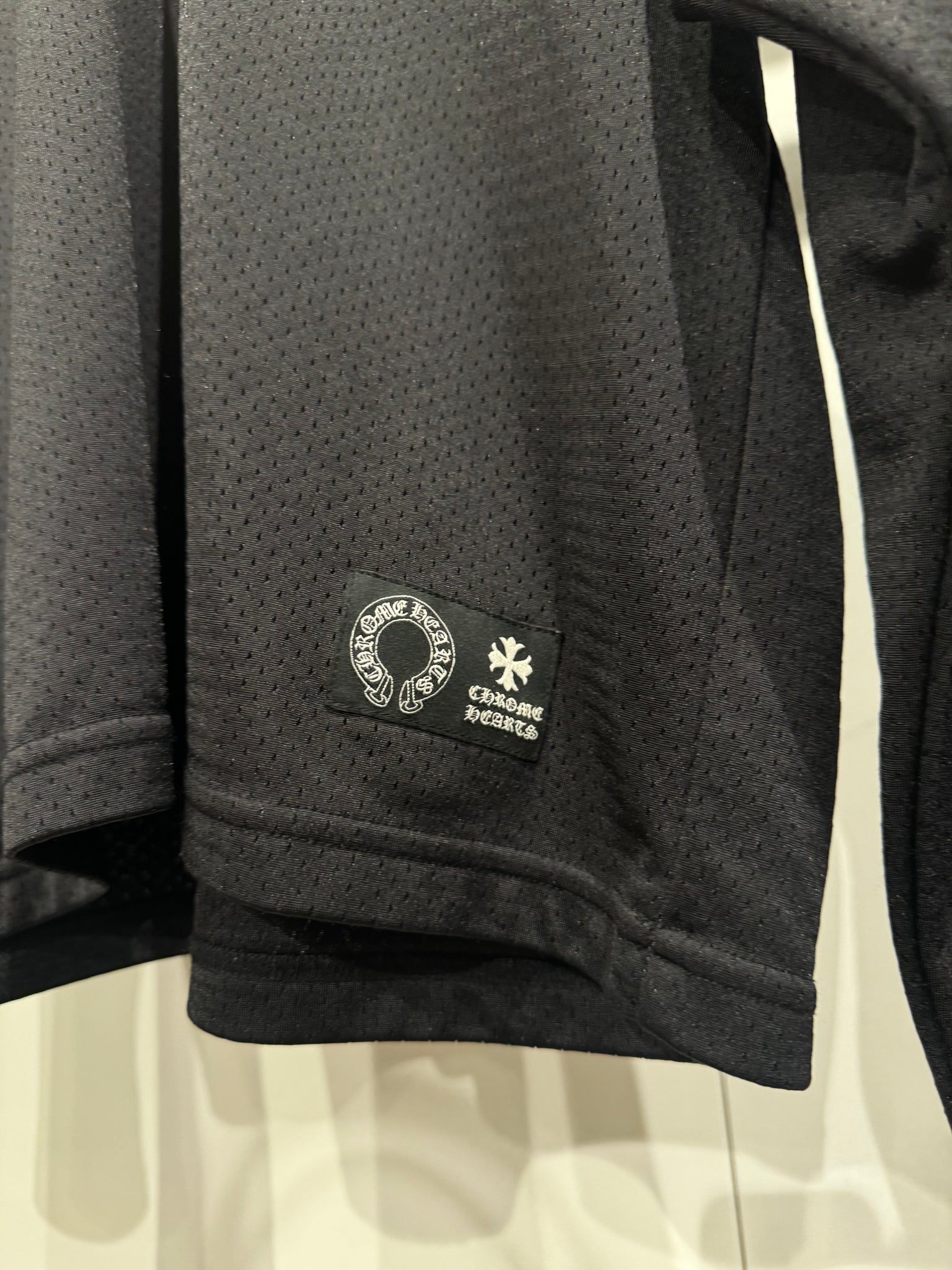 Chrome Hearts Mesh Jersey Black Longsleeve (Size M)