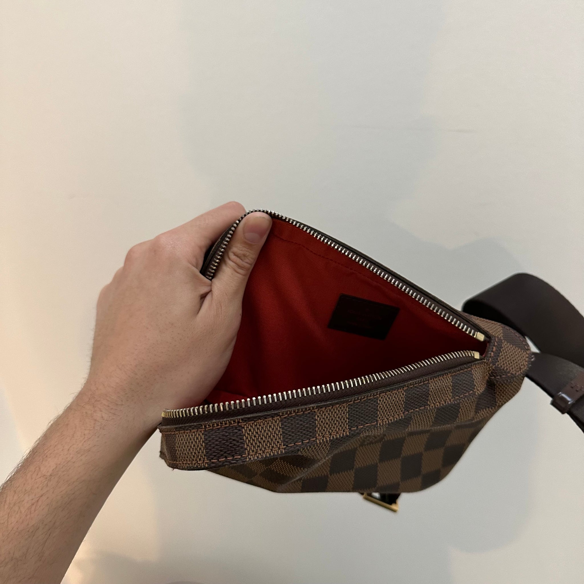 Louis Vuitton Geronimos Brown Damier Shoulder / Belt Bag