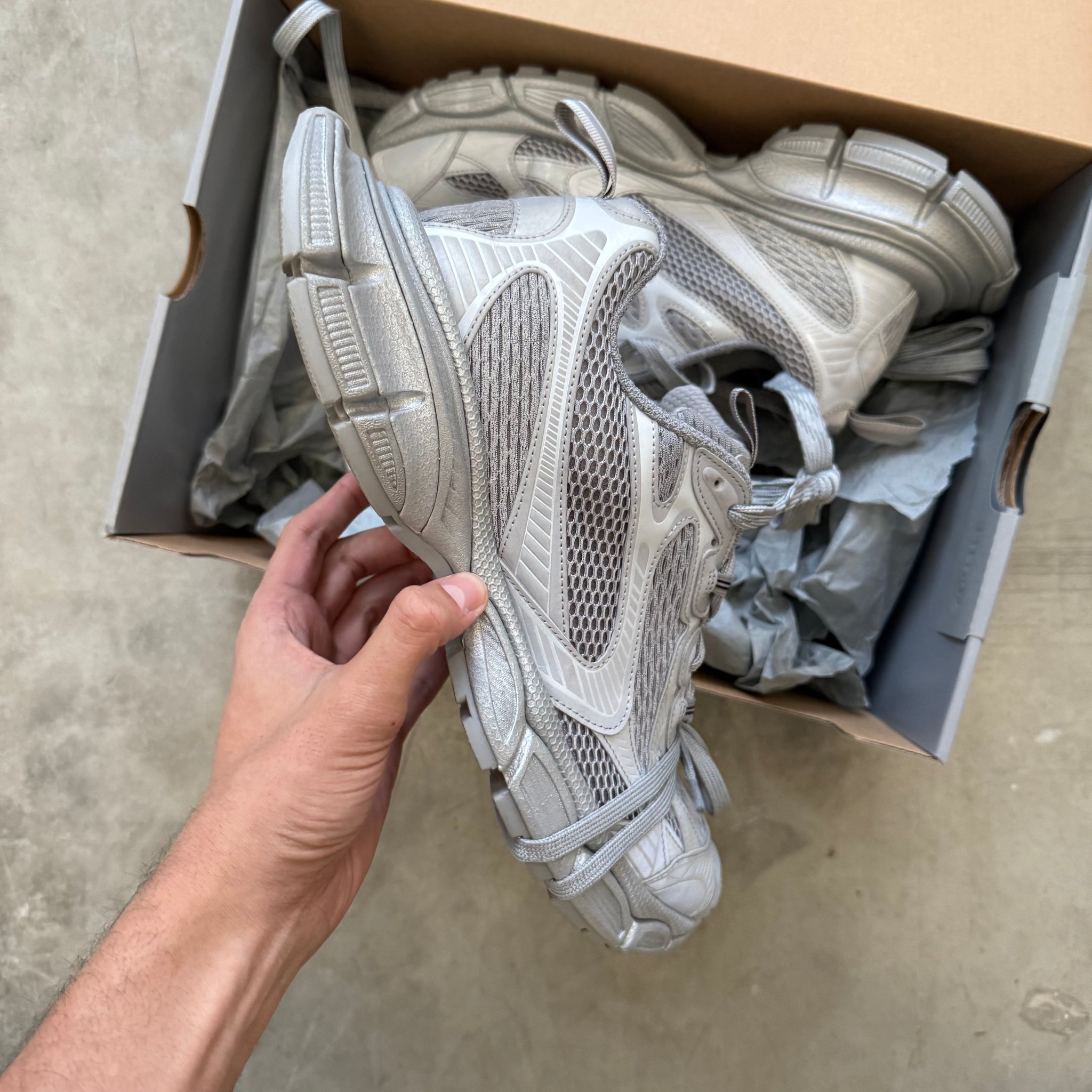 Balenciaga 3XL Sneaker Grey Reflective (Size US11/44)