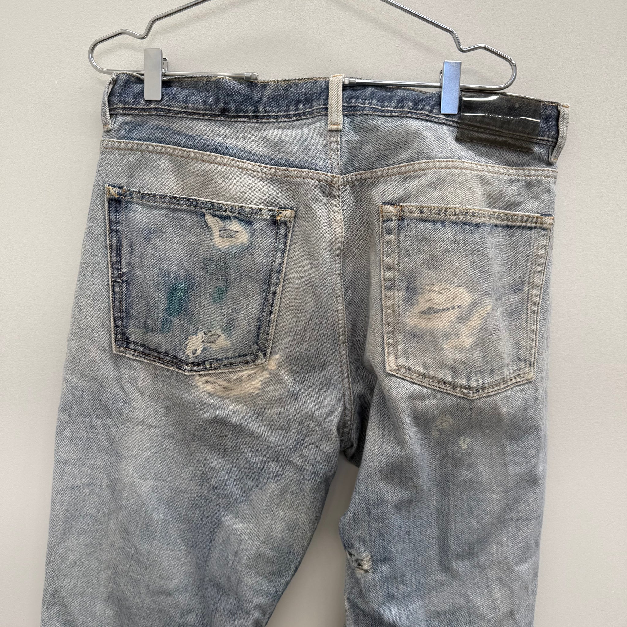 Our Legacy Digital Print Distressed Jeans (Size 34)