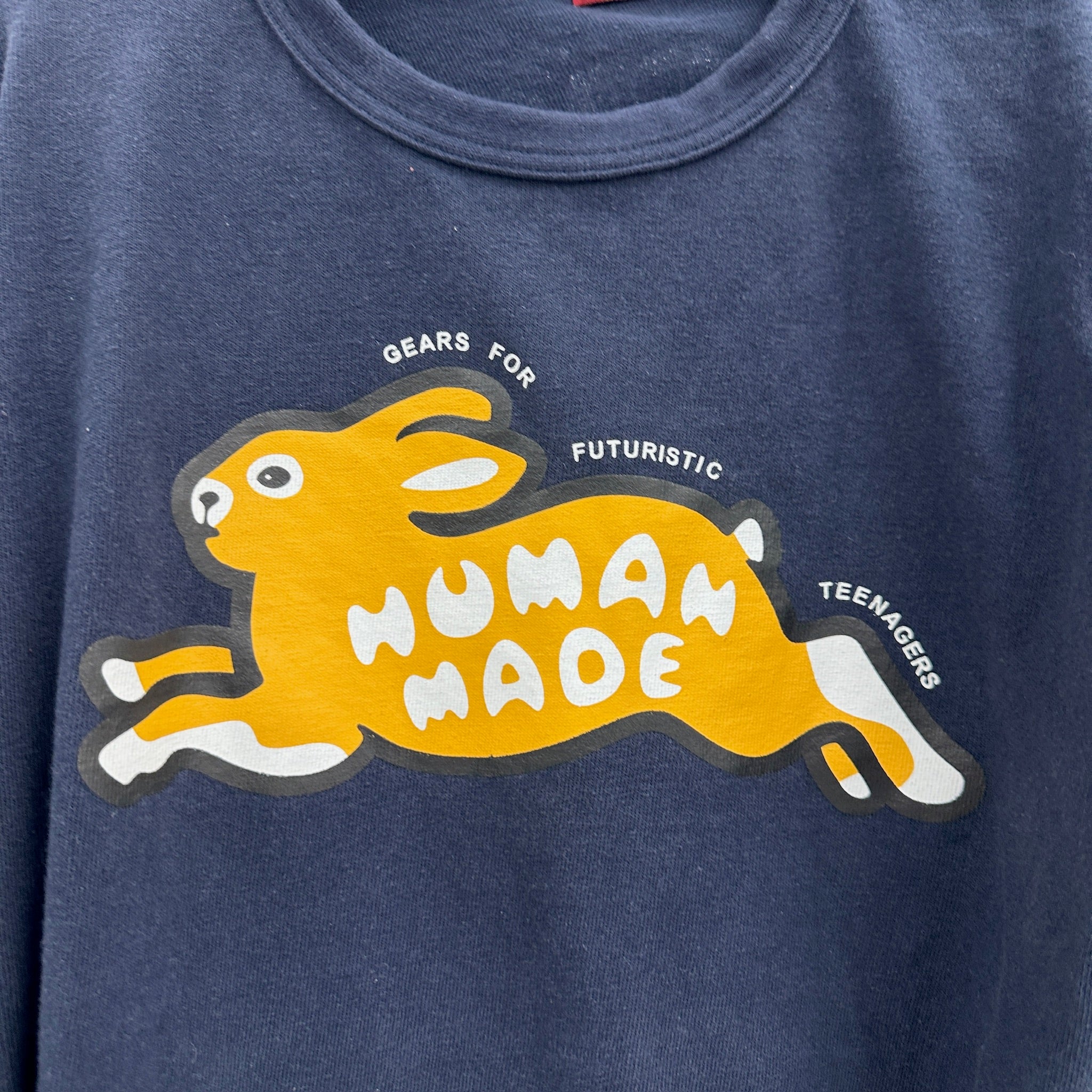 Human Made Rabbit L/S Tee Navy Size L