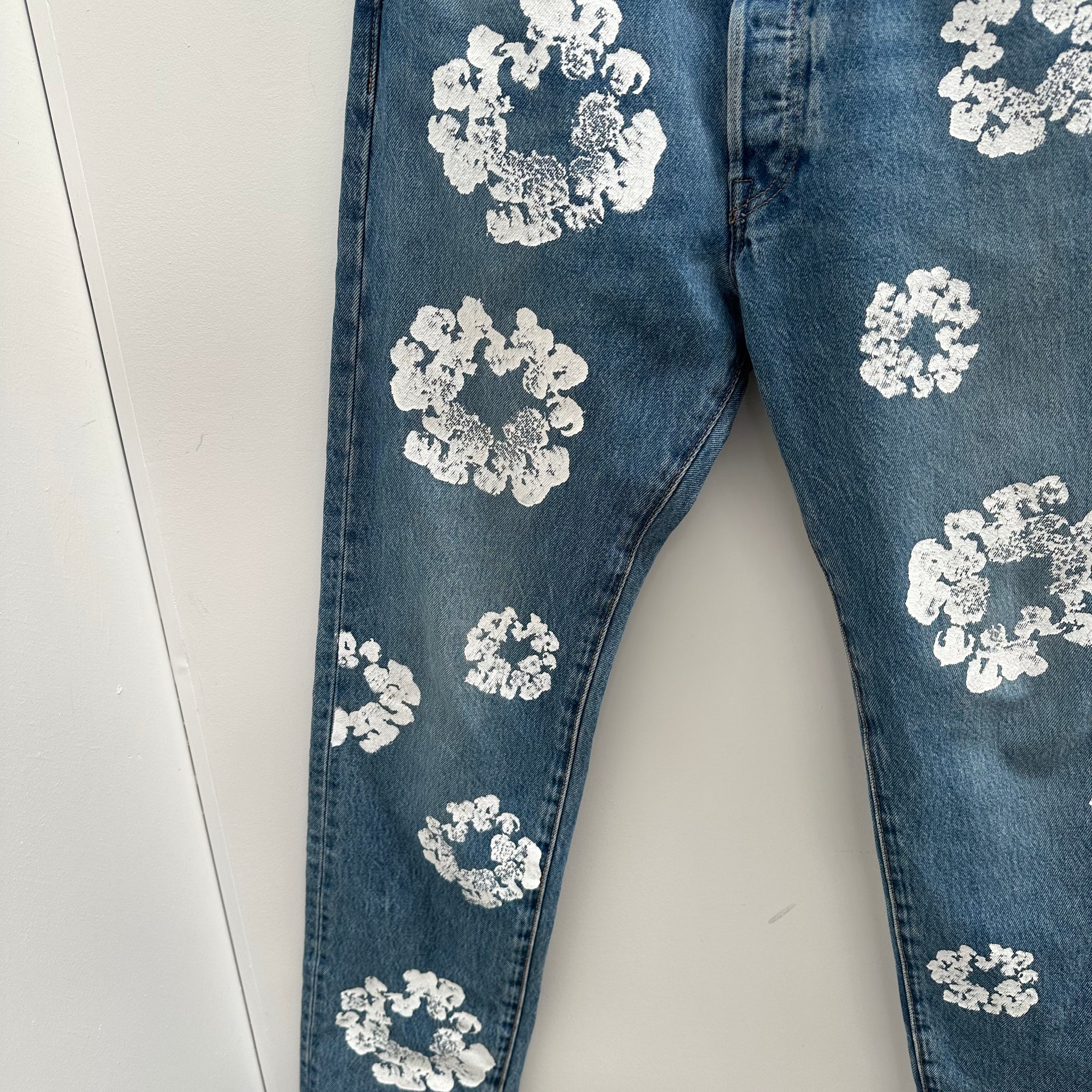 Denim Tears Levi's Cotton Wreath Jeans 32 X 32