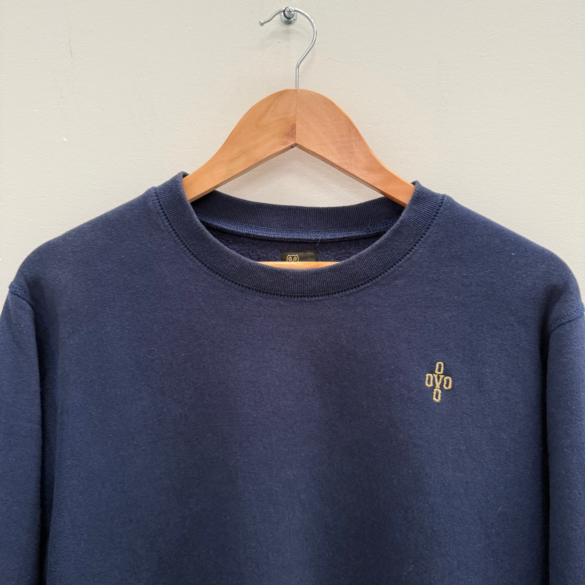 OVO Small Logo Crewneck Navy (Size L)