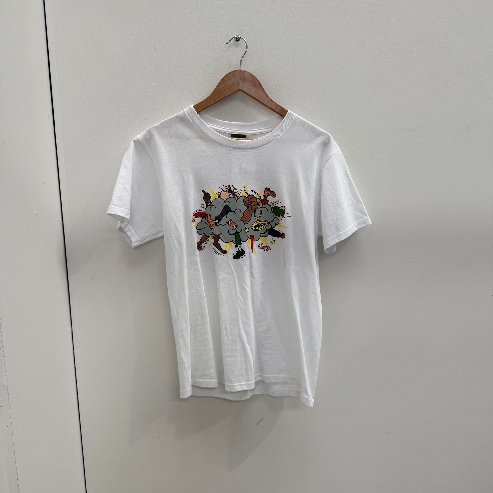 Corteiz Royal Rumble T Shirt White (Size M)