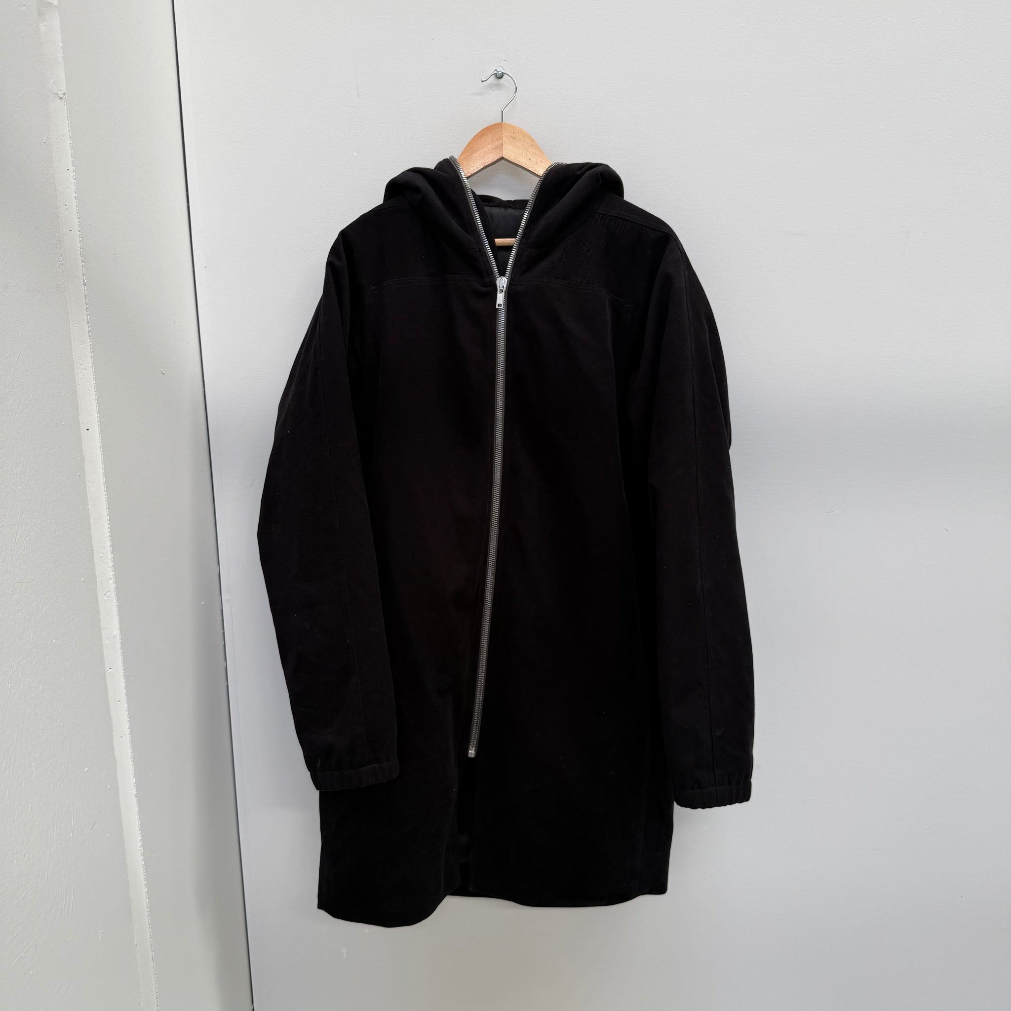 Rick Owens Full Zip Long Jacket Jacket (Size 50)