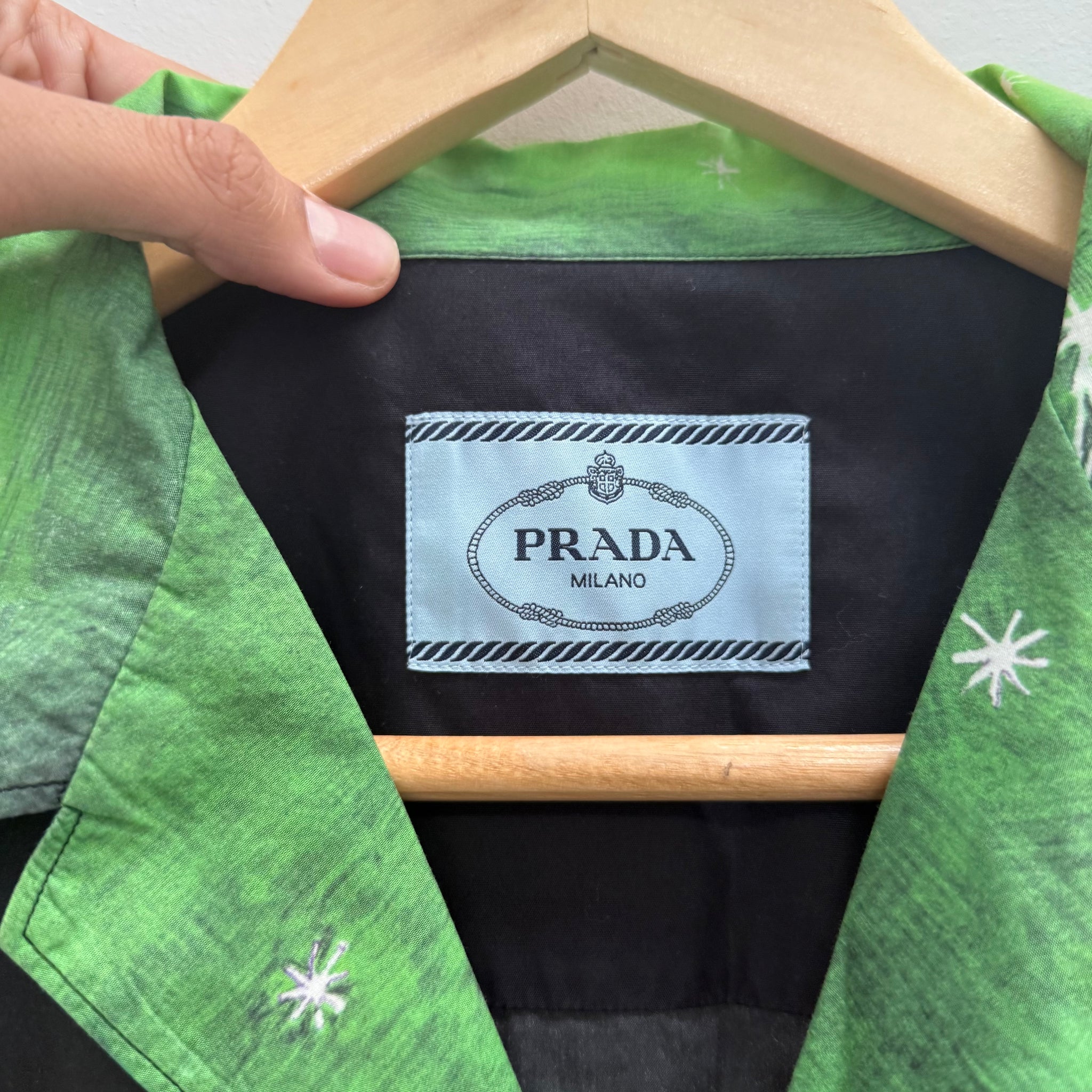 Prada Impossible Love Button Up Shirt (Size L)