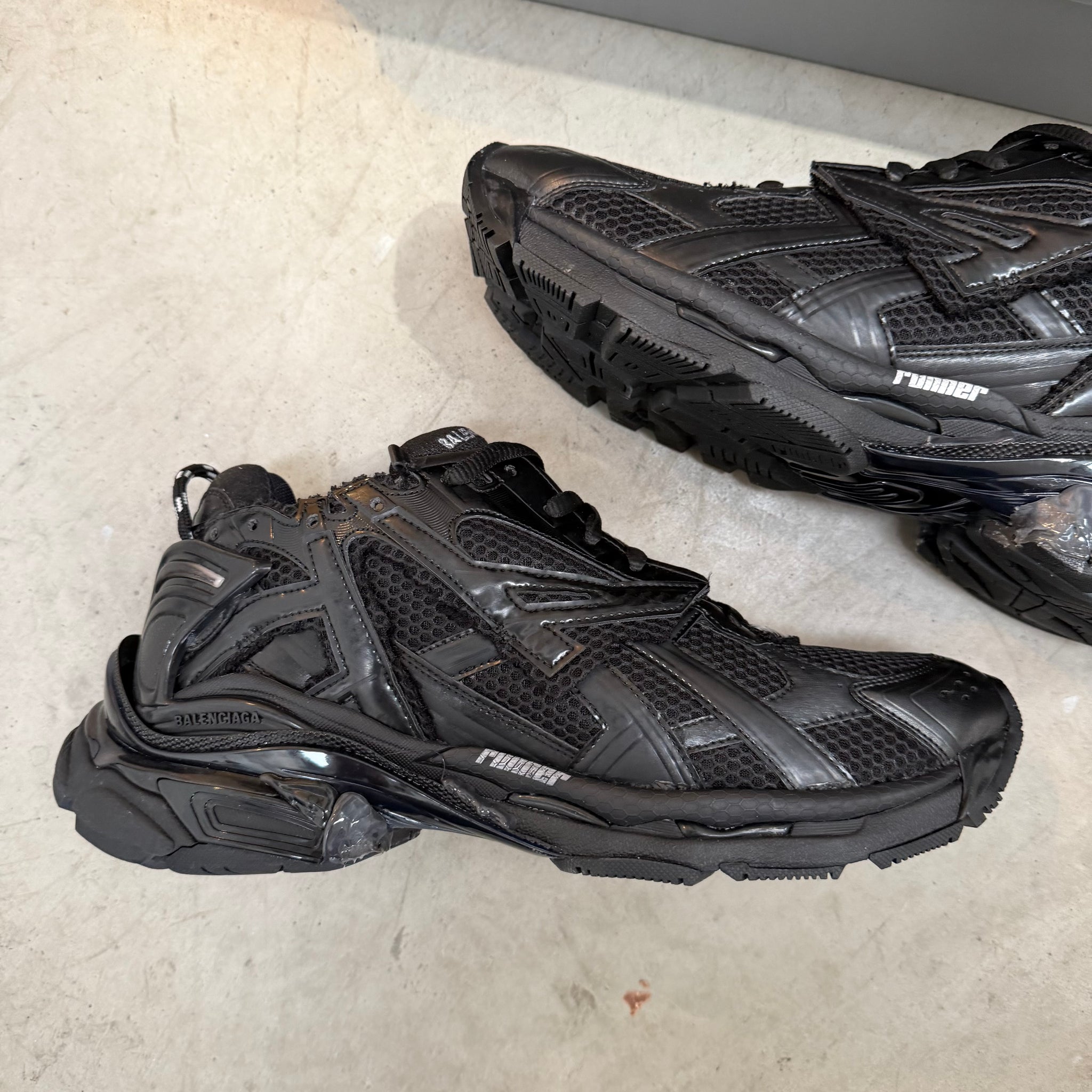 Balenciaga Black Runner Sneaker (EU46/US13)