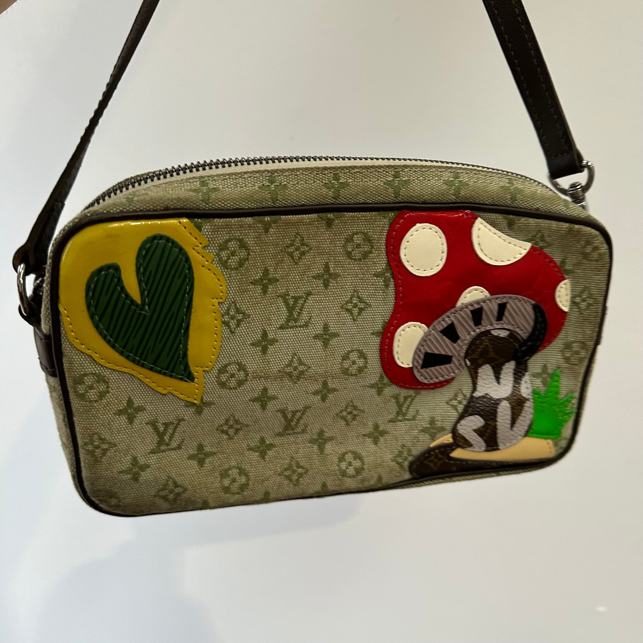 Louis Vuitton Green Conde De Fees Mushroom Shoulder Bag (2002)
