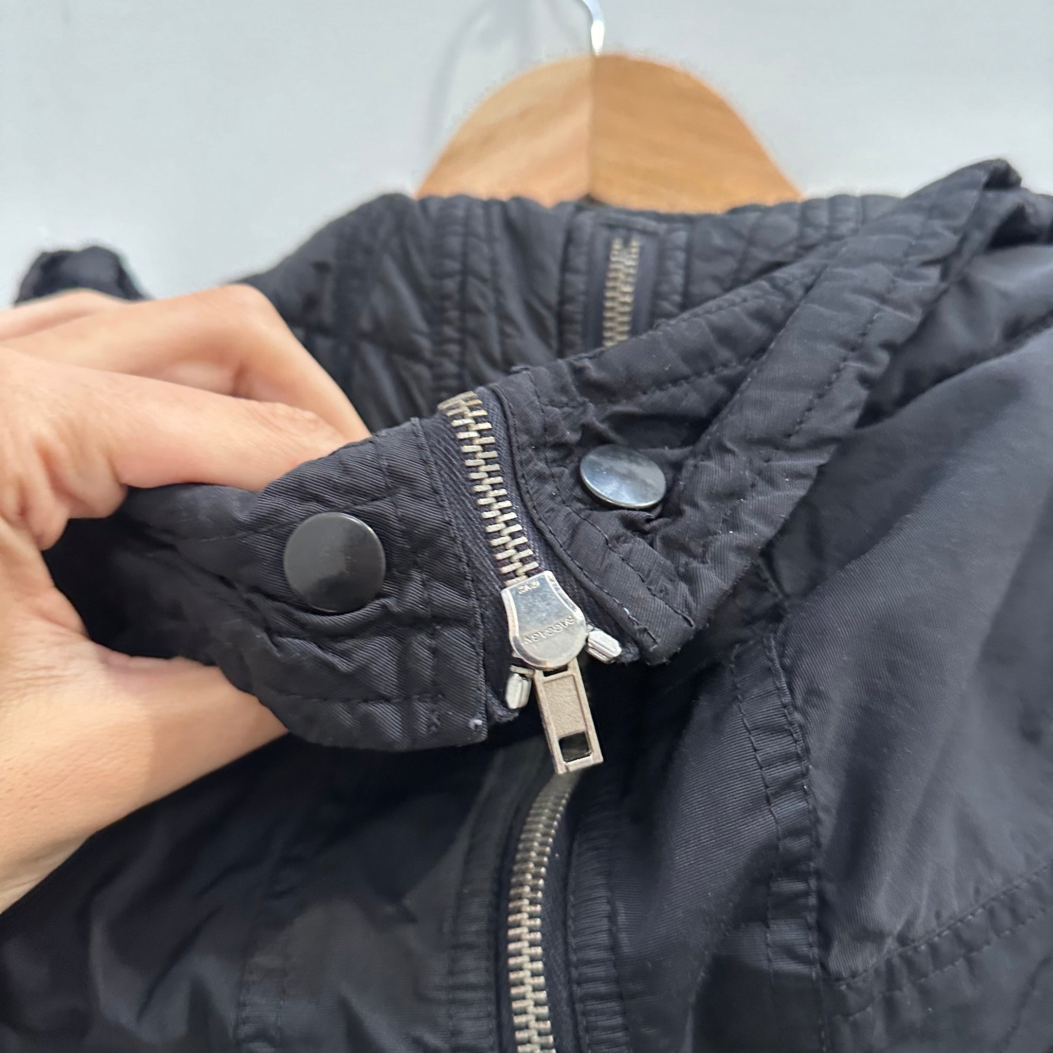Rick Owens DRKSHDW Black Exploder Bomber Jacket (Size L)