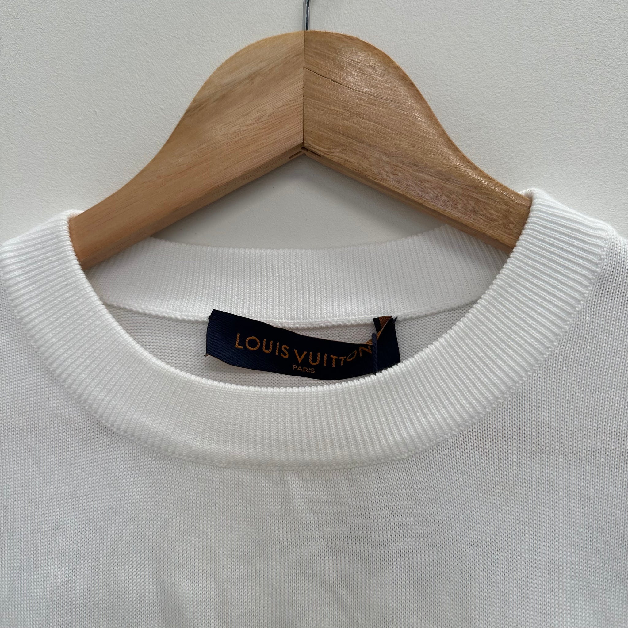 Louis Vuitton Pre SS23 Graphic Short Sleeve Knit Tshirt (Size M)