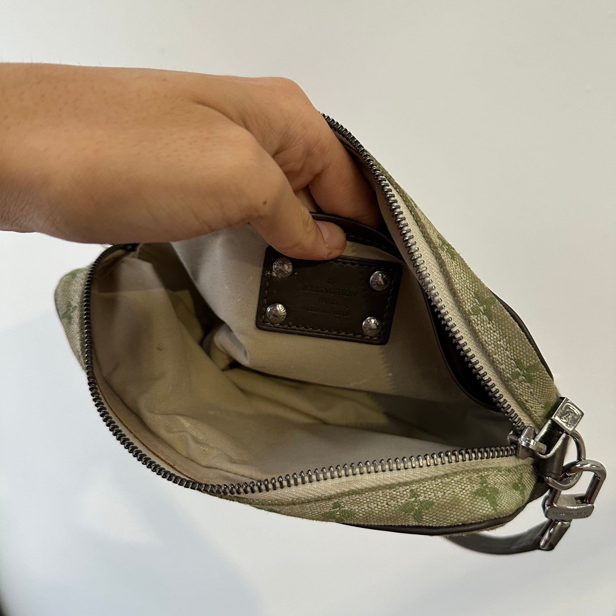 Louis Vuitton Green Conde De Fees Mushroom Shoulder Bag (2002)